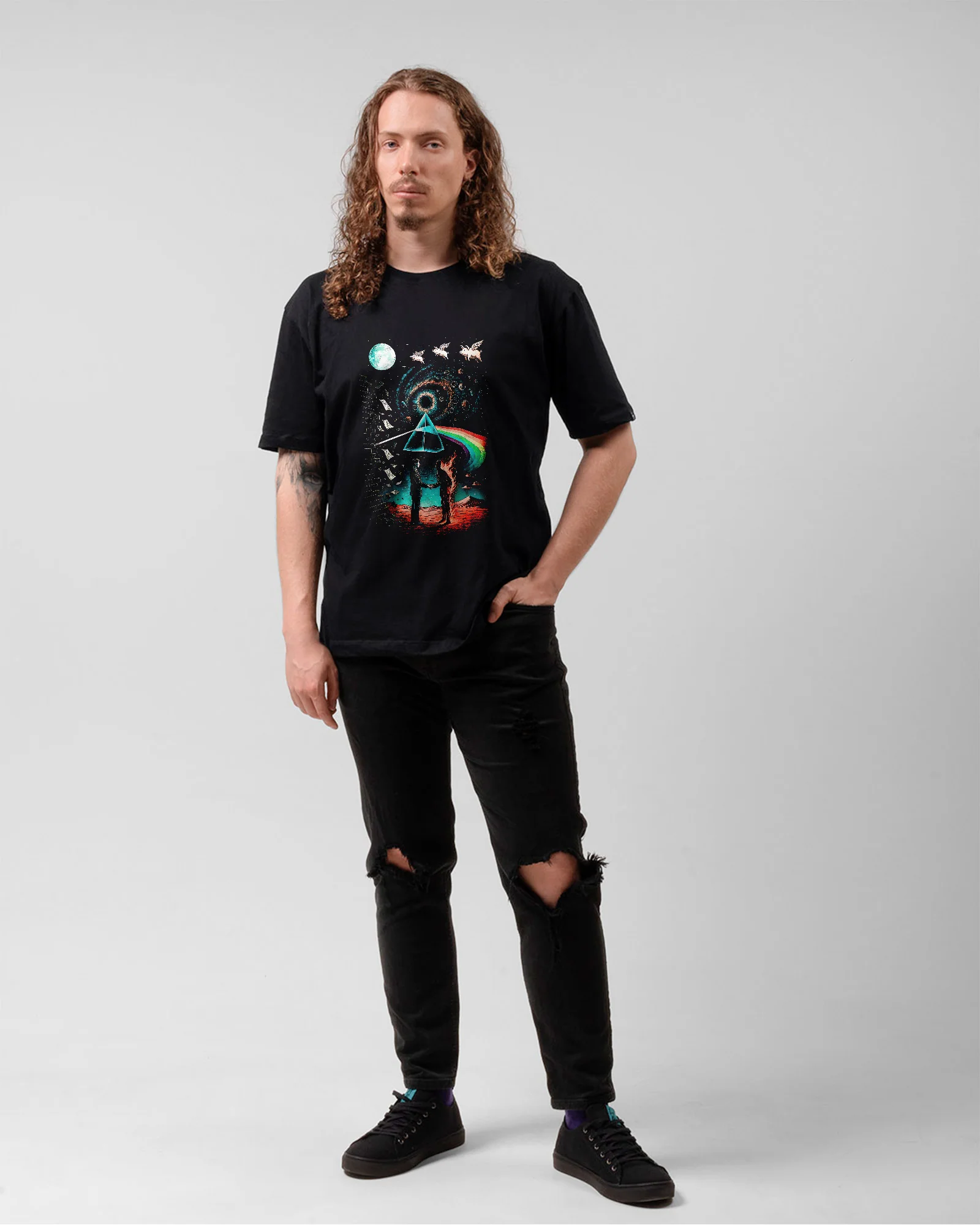 Camiseta Alternativa Pink Floyd Hey You - Image 5