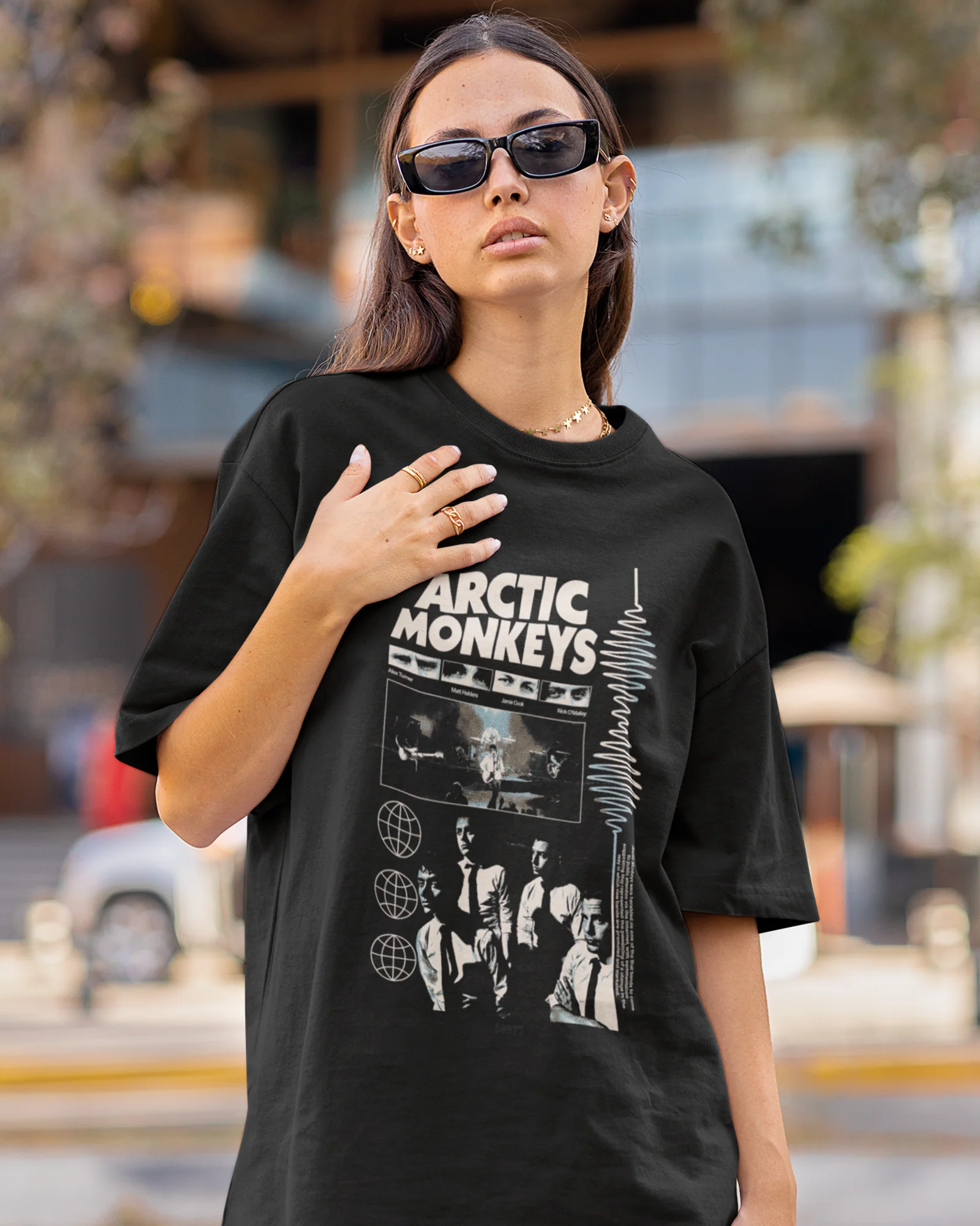 Camiseta Arctic Monkeys AM Vintage Indie Rock Unissex - Image 4