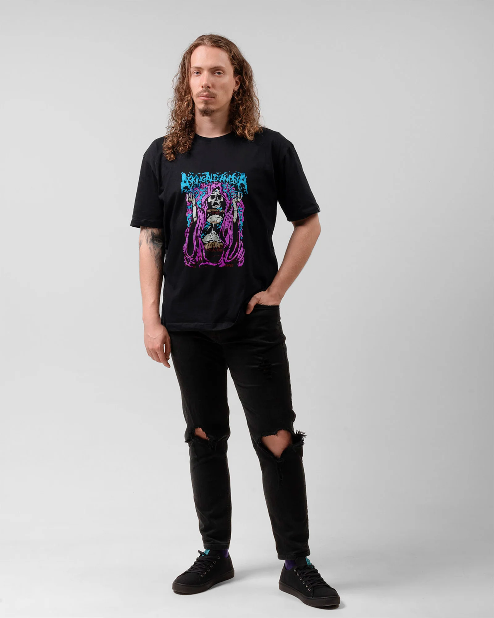 Camiseta Asking Alexandria Time Metalcore - Image 5