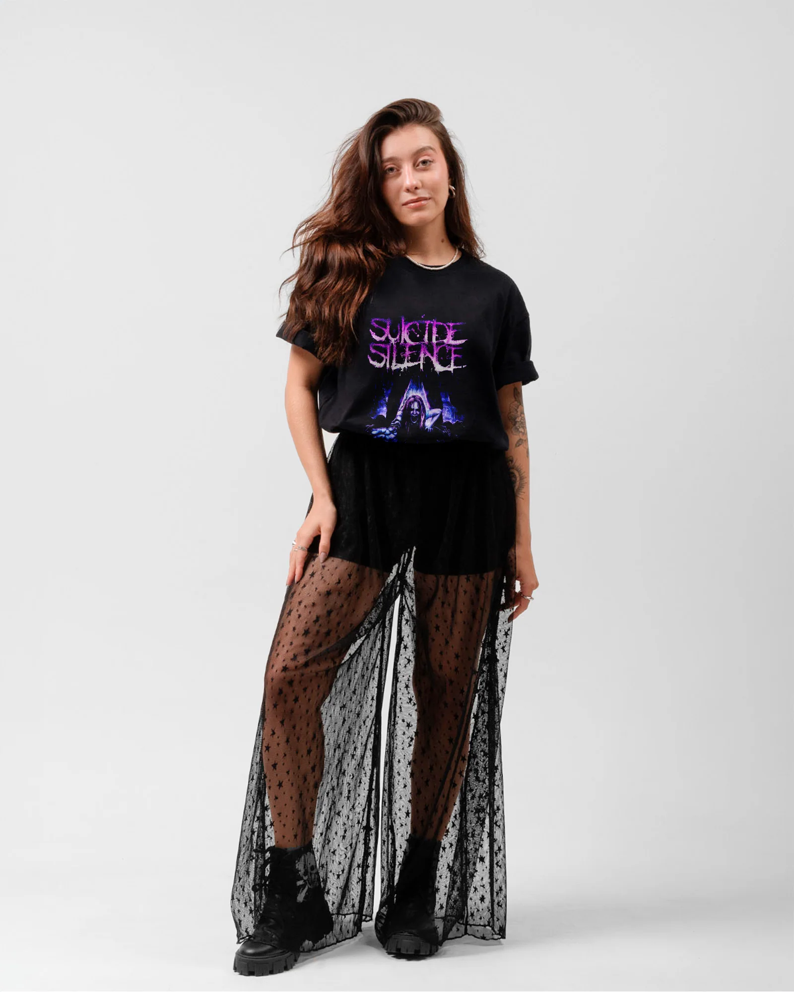 Camiseta Banda Suicide Silence Hands Oficial - Image 4
