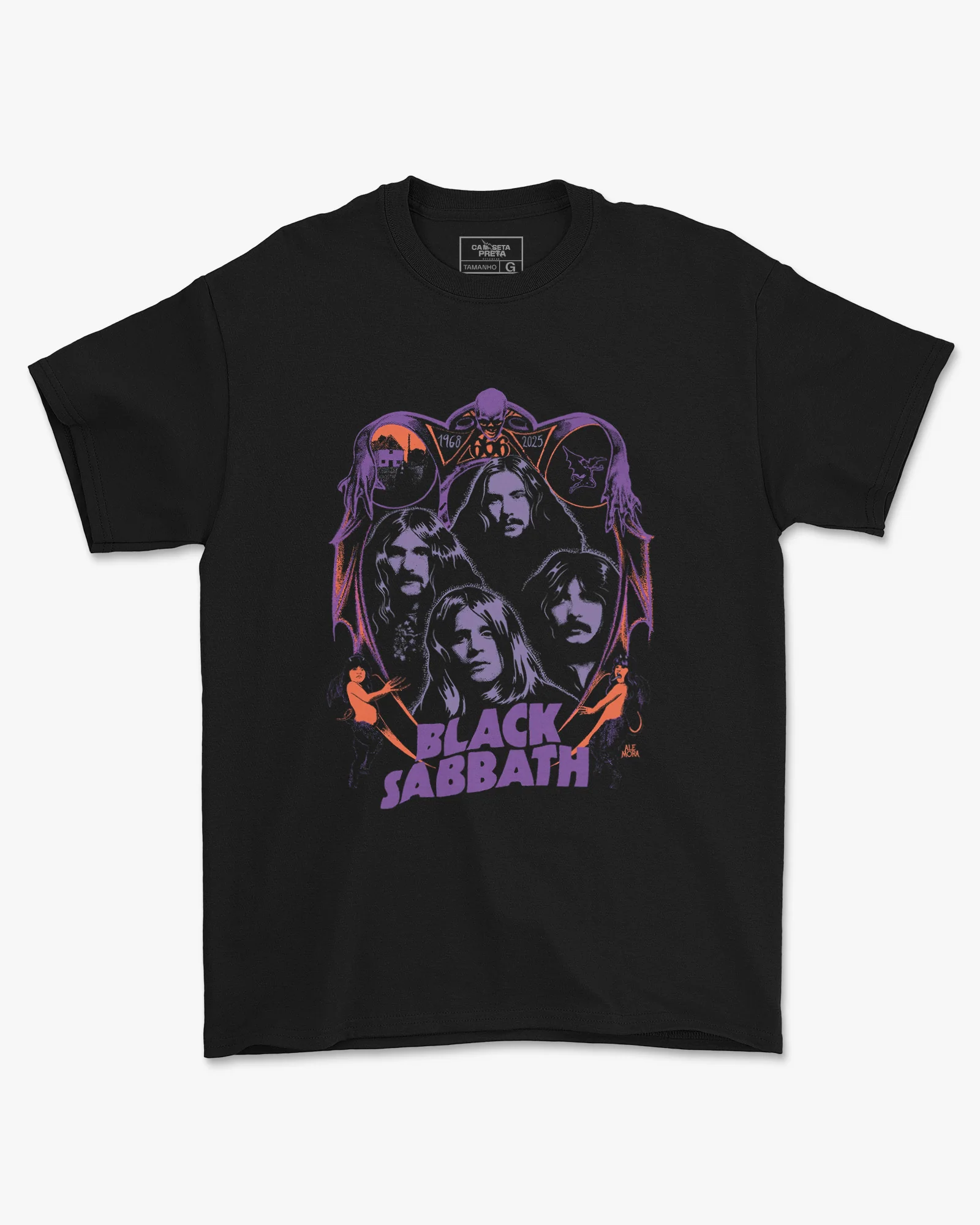 Camiseta Black Sabbath 1998 Heavy Metal