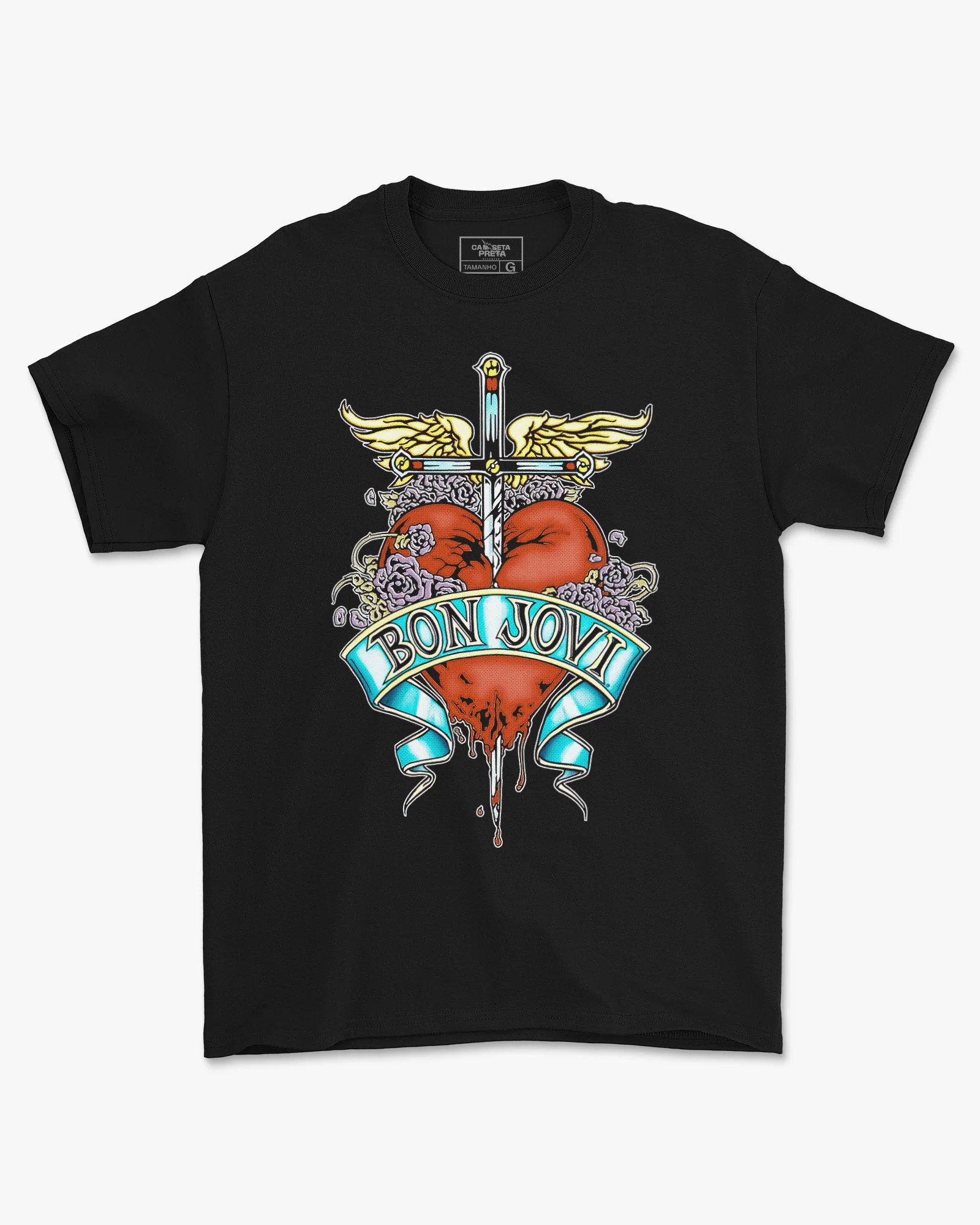 Camiseta Bon Jovi Heart