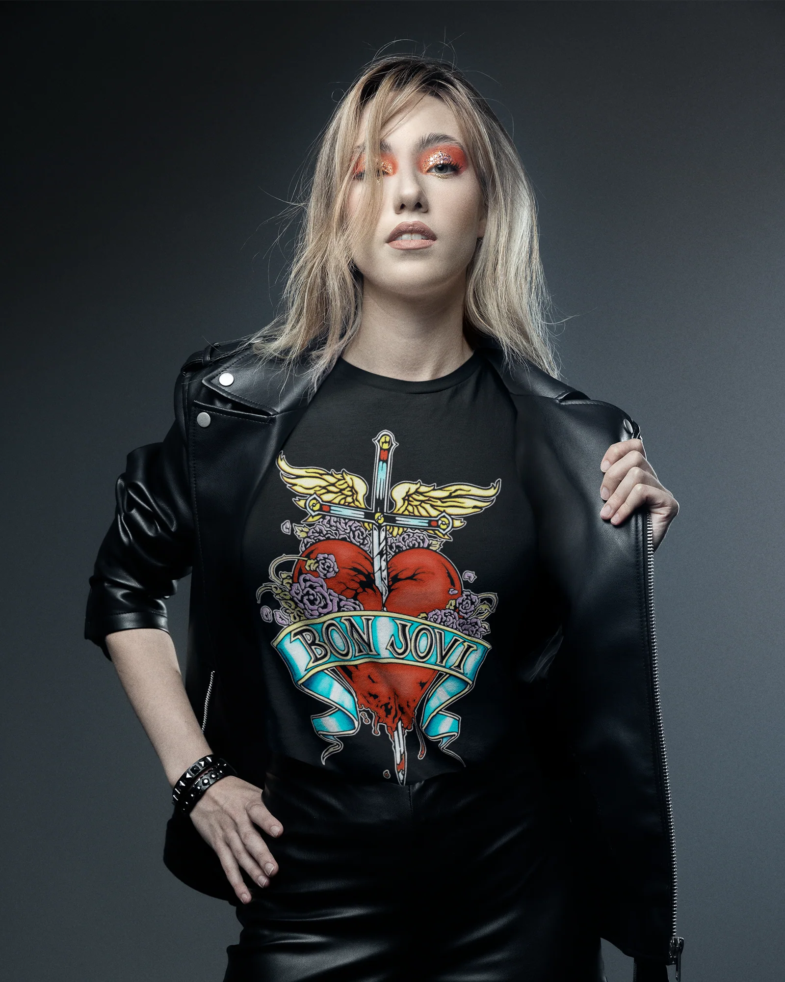 Camiseta Bon Jovi Heart - Image 2