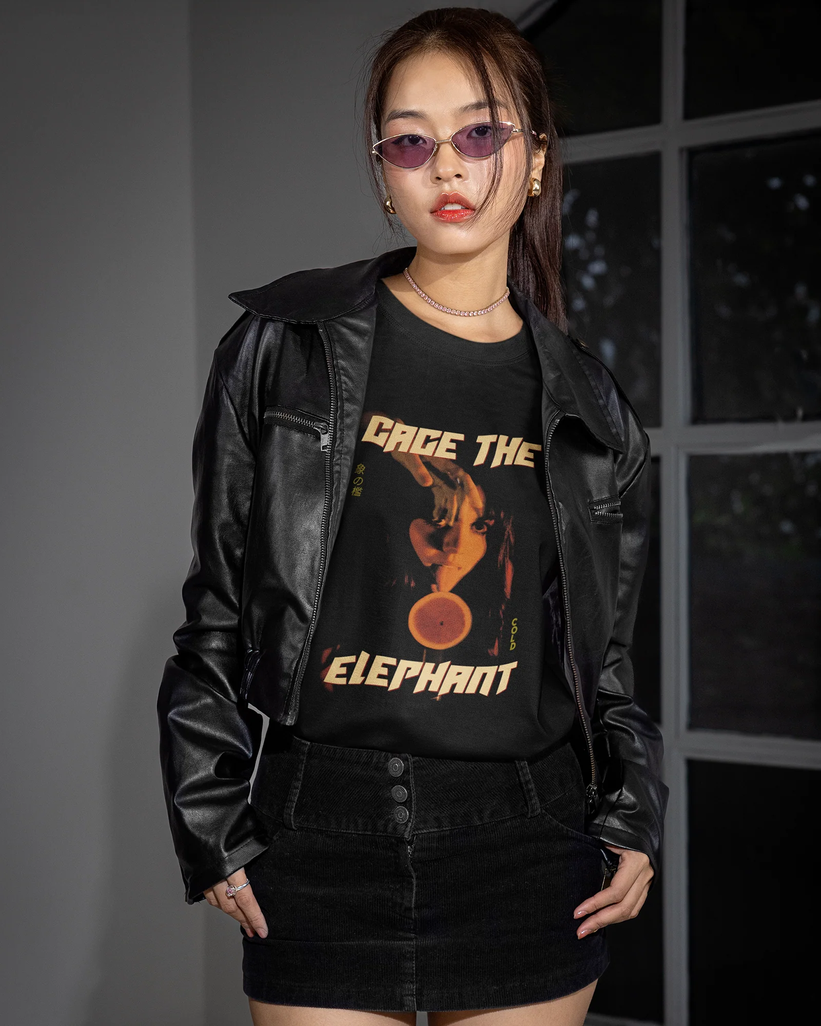 Camiseta Cage The Elephant Psicodelia Tropical Noturna Unissex - Image 3