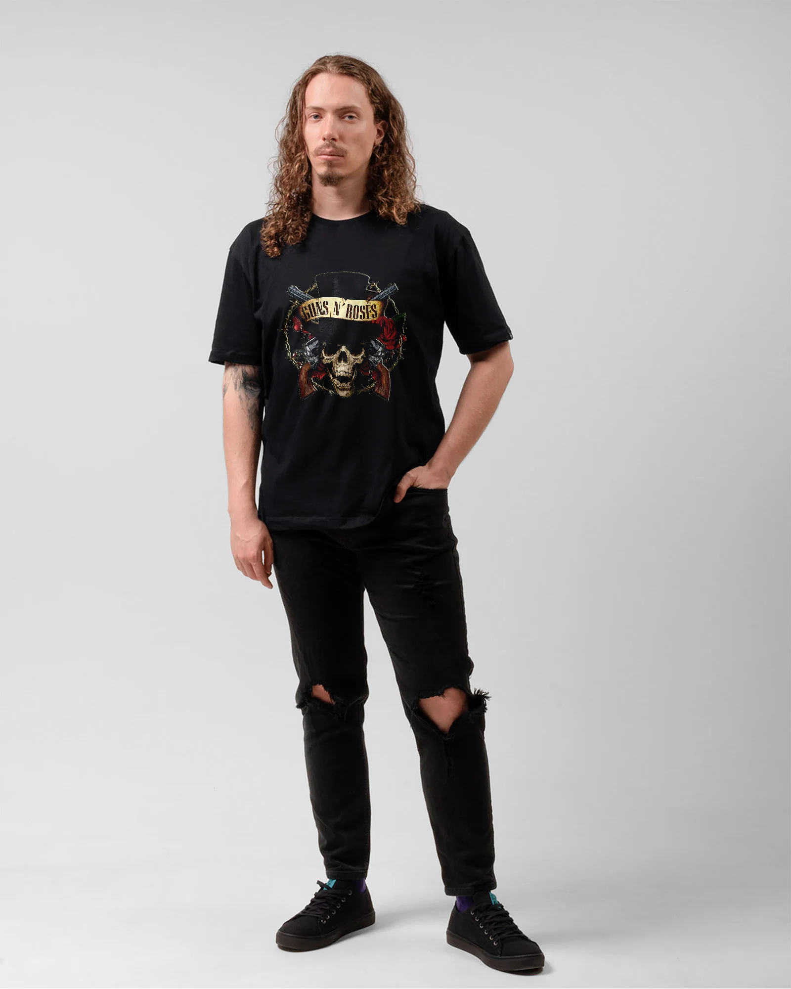 Camiseta Clássica Guns N’ Roses 3D - Image 5
