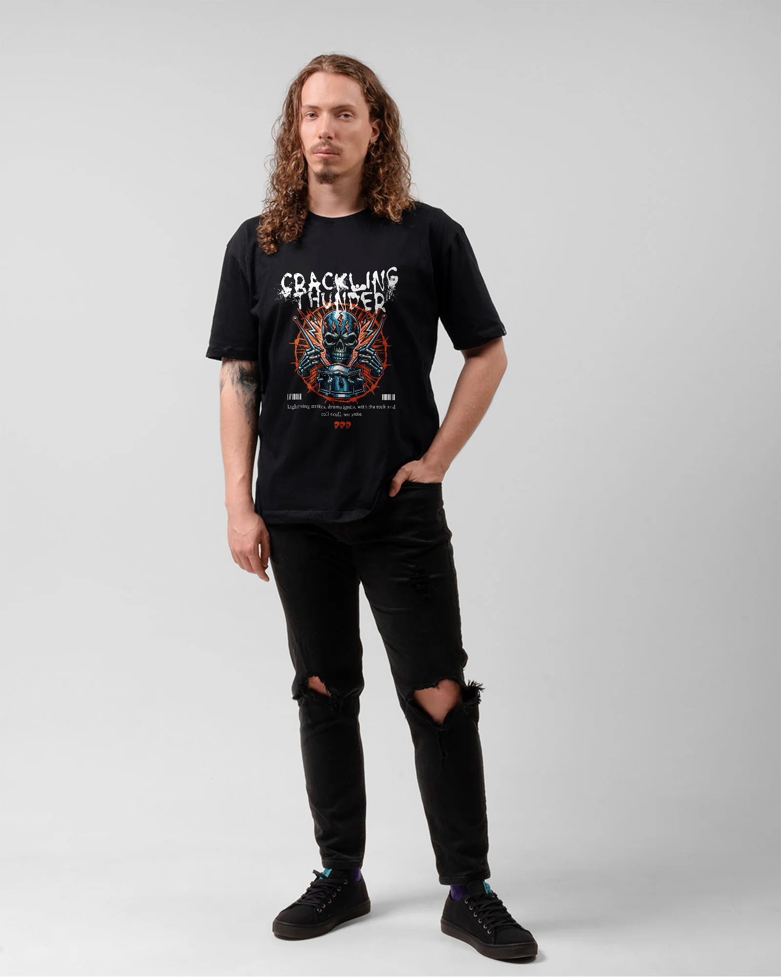 Camiseta Crackling Thunder Drum Power Beat - Image 5