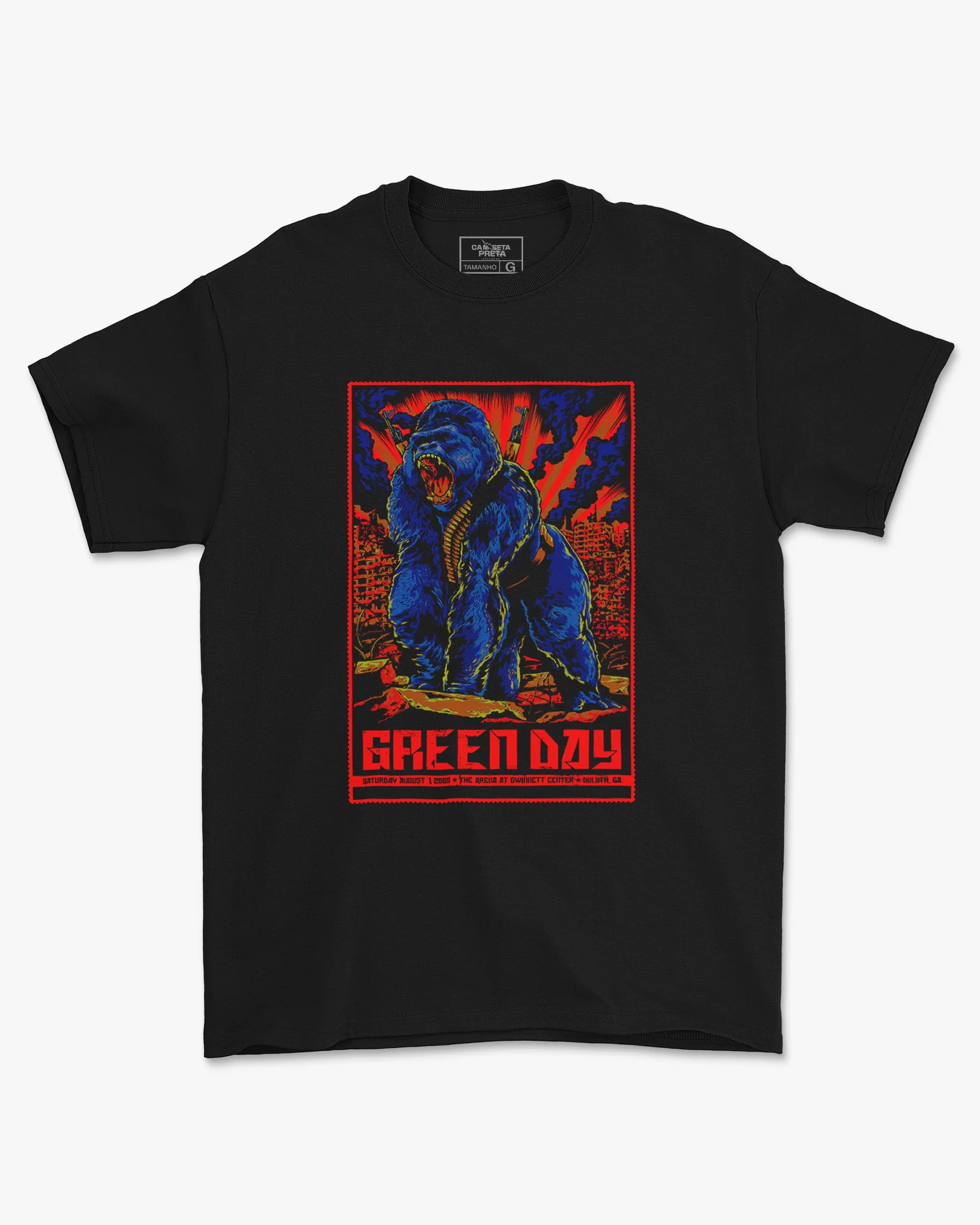 Camiseta Green Day Poster 2009 Punk Rock