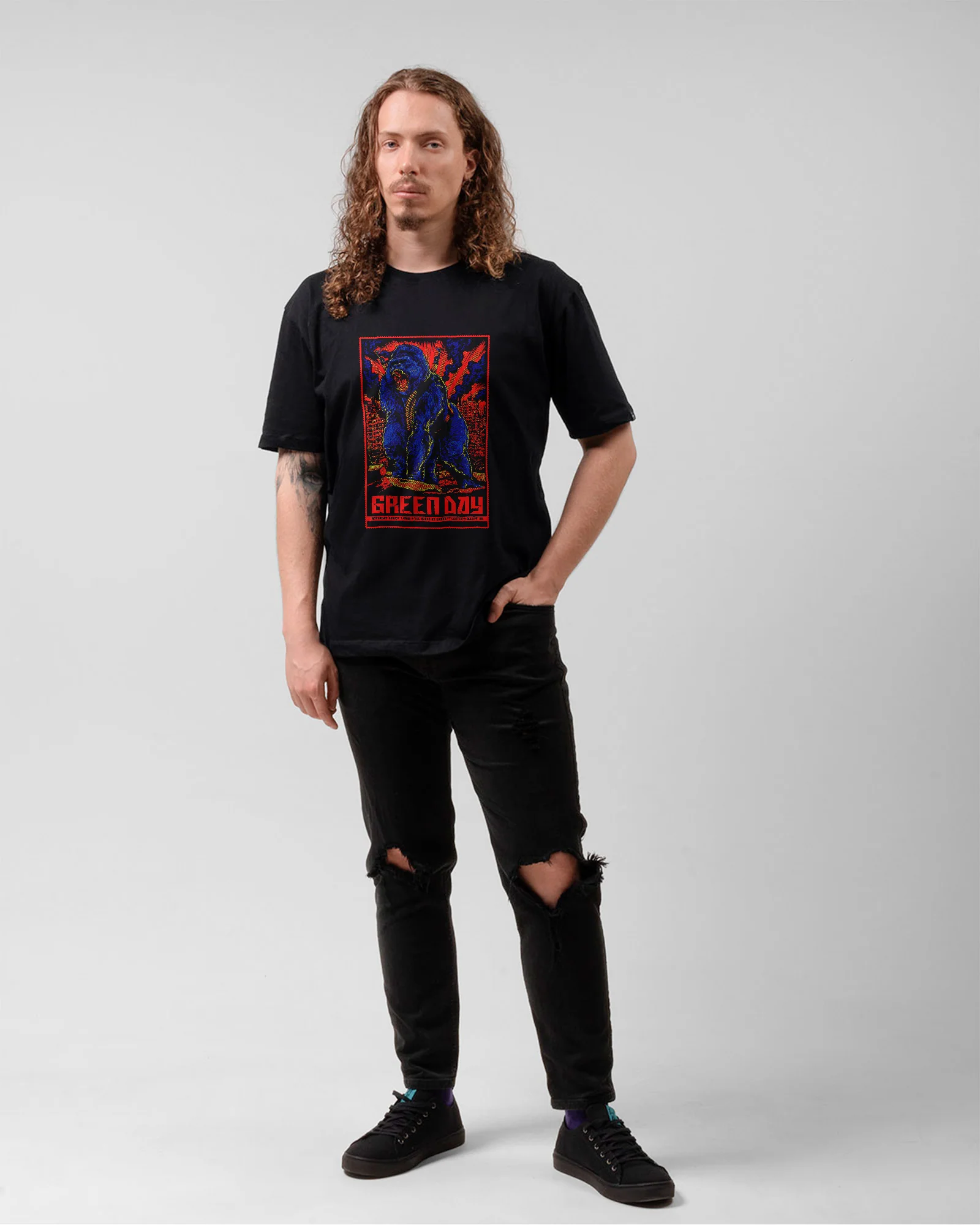 Camiseta Green Day Poster 2009 Punk Rock - Image 5