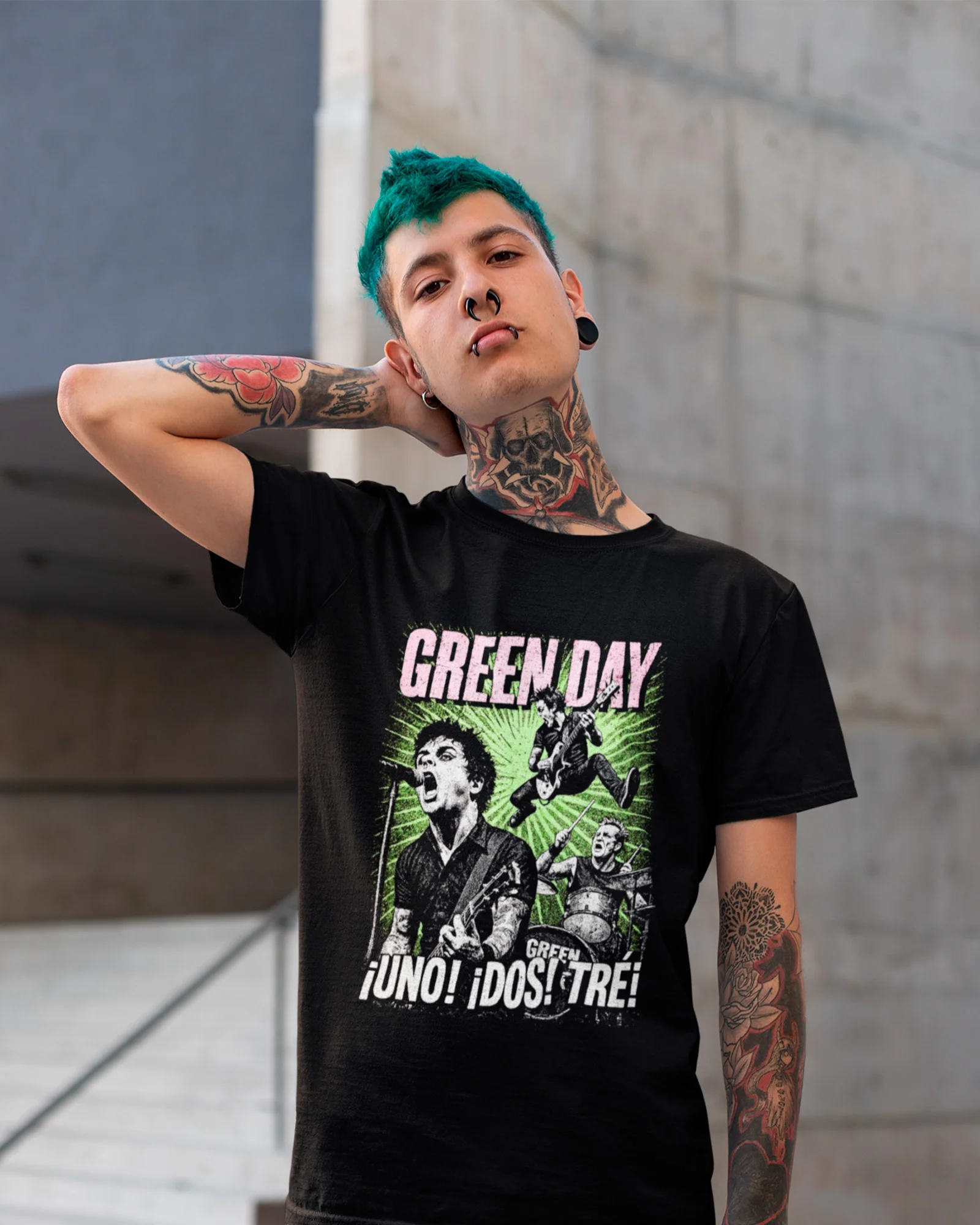 Camiseta Green Day Uno Dos Tré Punk Rock - Image 2