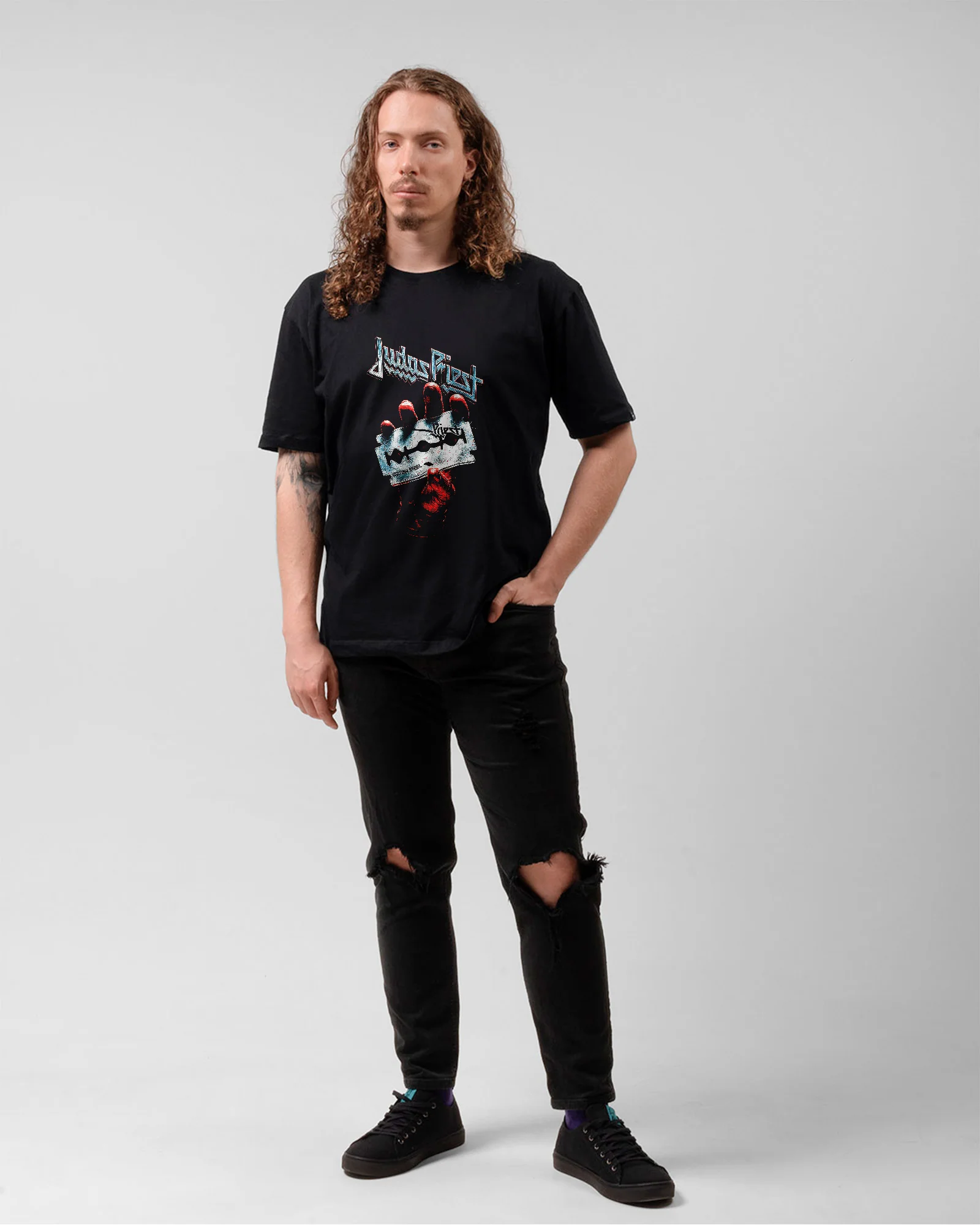 Camiseta Heavy Metal Judas Priest British Steel - Image 5