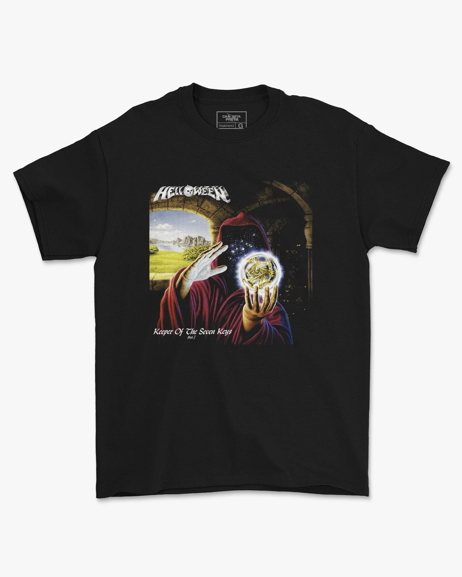 Camiseta Helloween Keeper of the Seven Keys Part I Preta