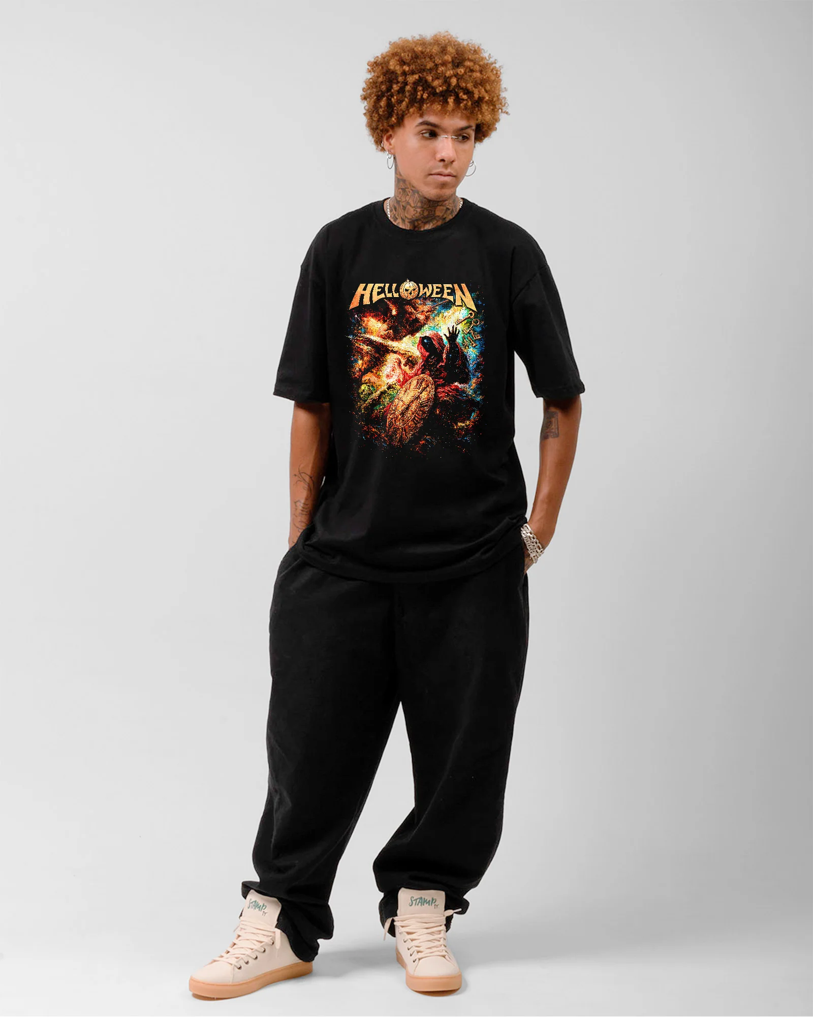 Camiseta Helloween Mago Power Metal - Image 3