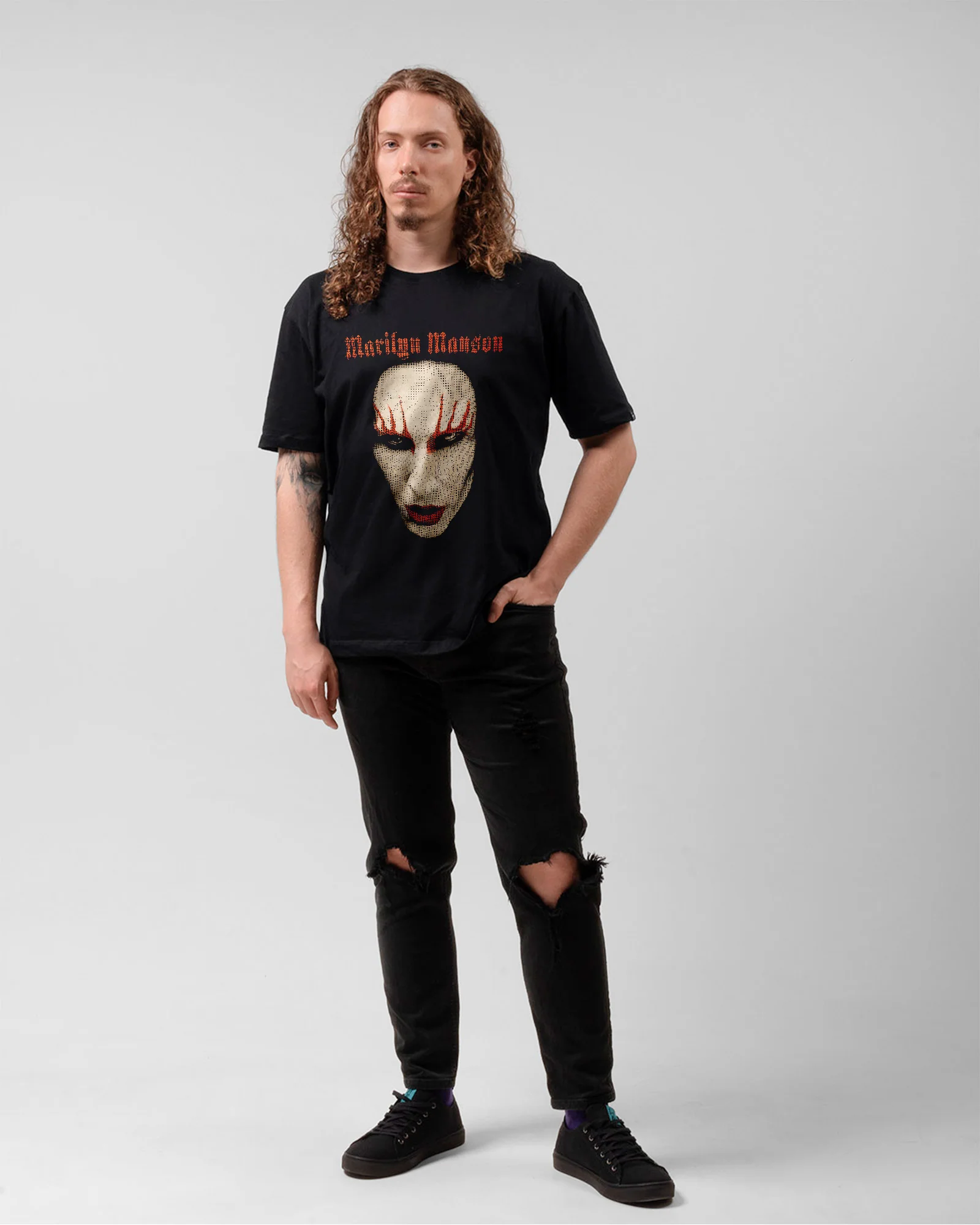 Camiseta Marilyn Manson Portrait - Image 5