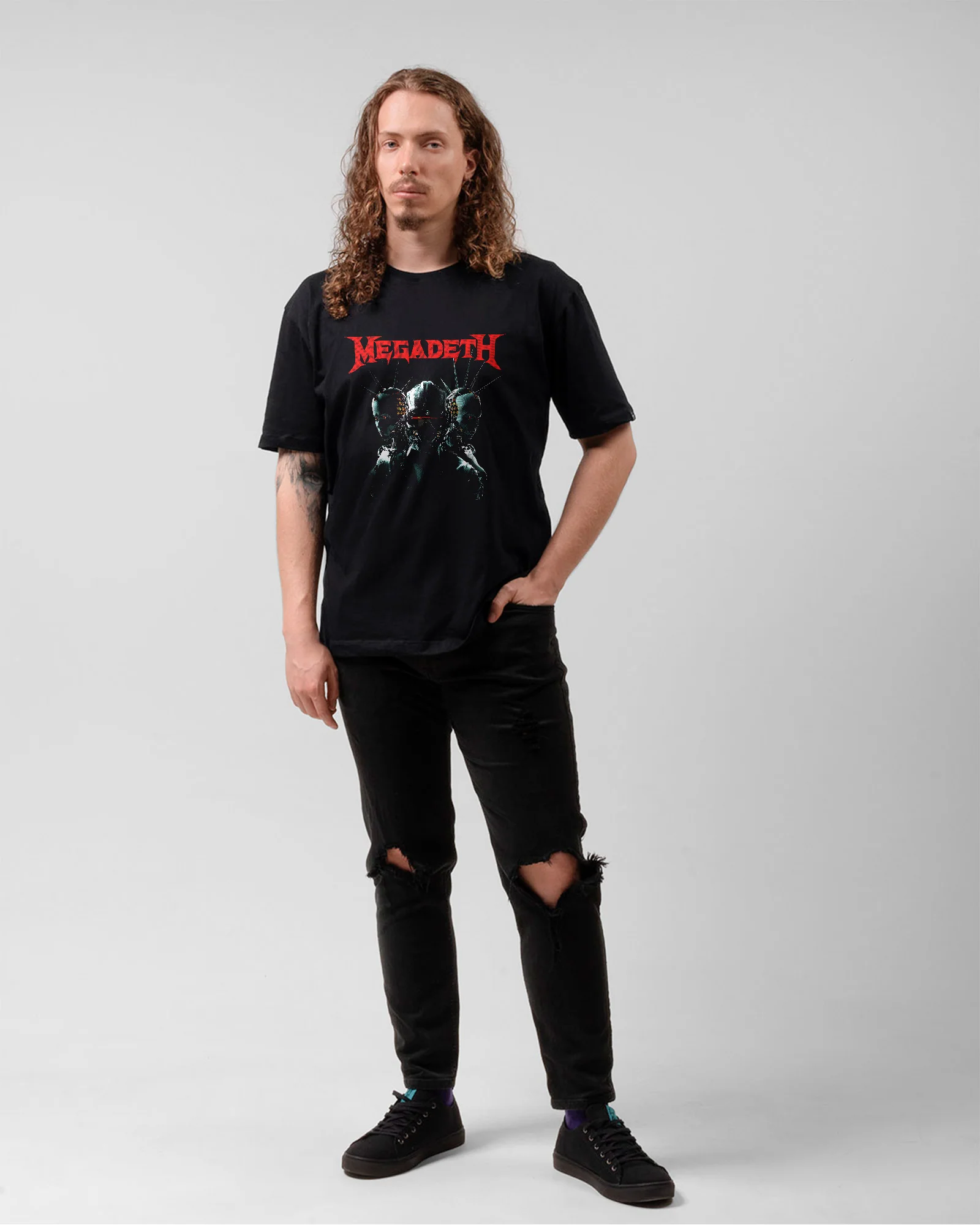 Camiseta Megadeth Androide Thrash Metal - Image 5
