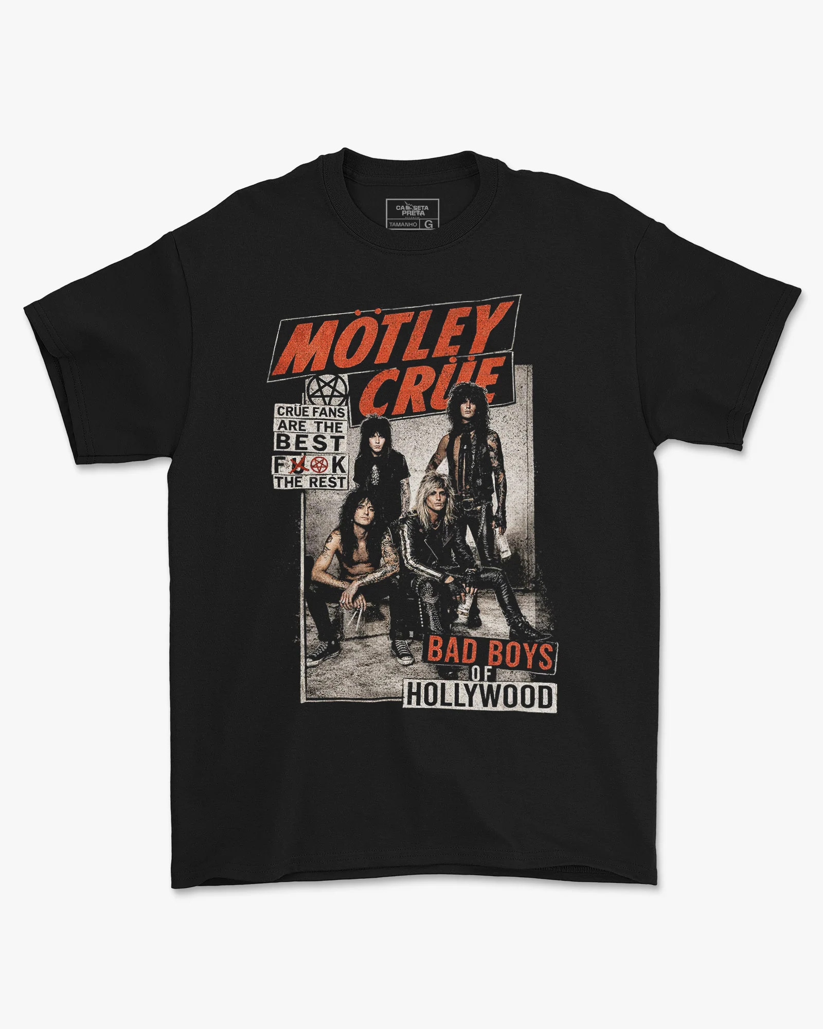 Camiseta Motley Crue Bad Boys Of Hollywood