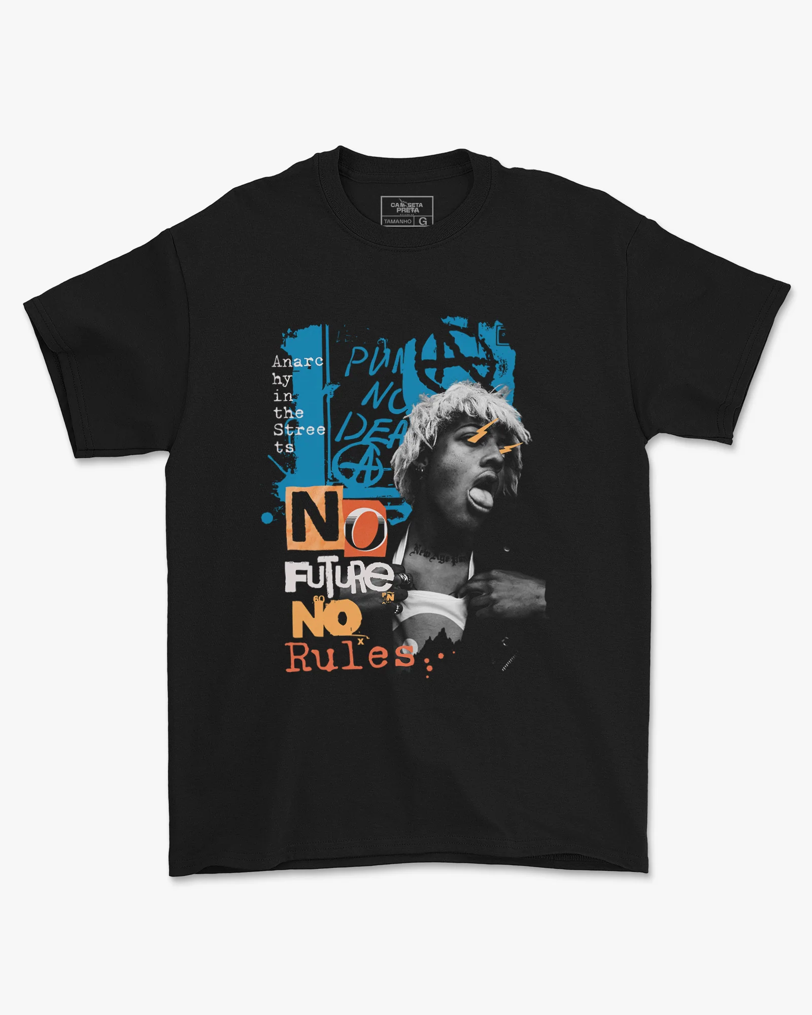Camiseta No Future No Rules Punk Rock