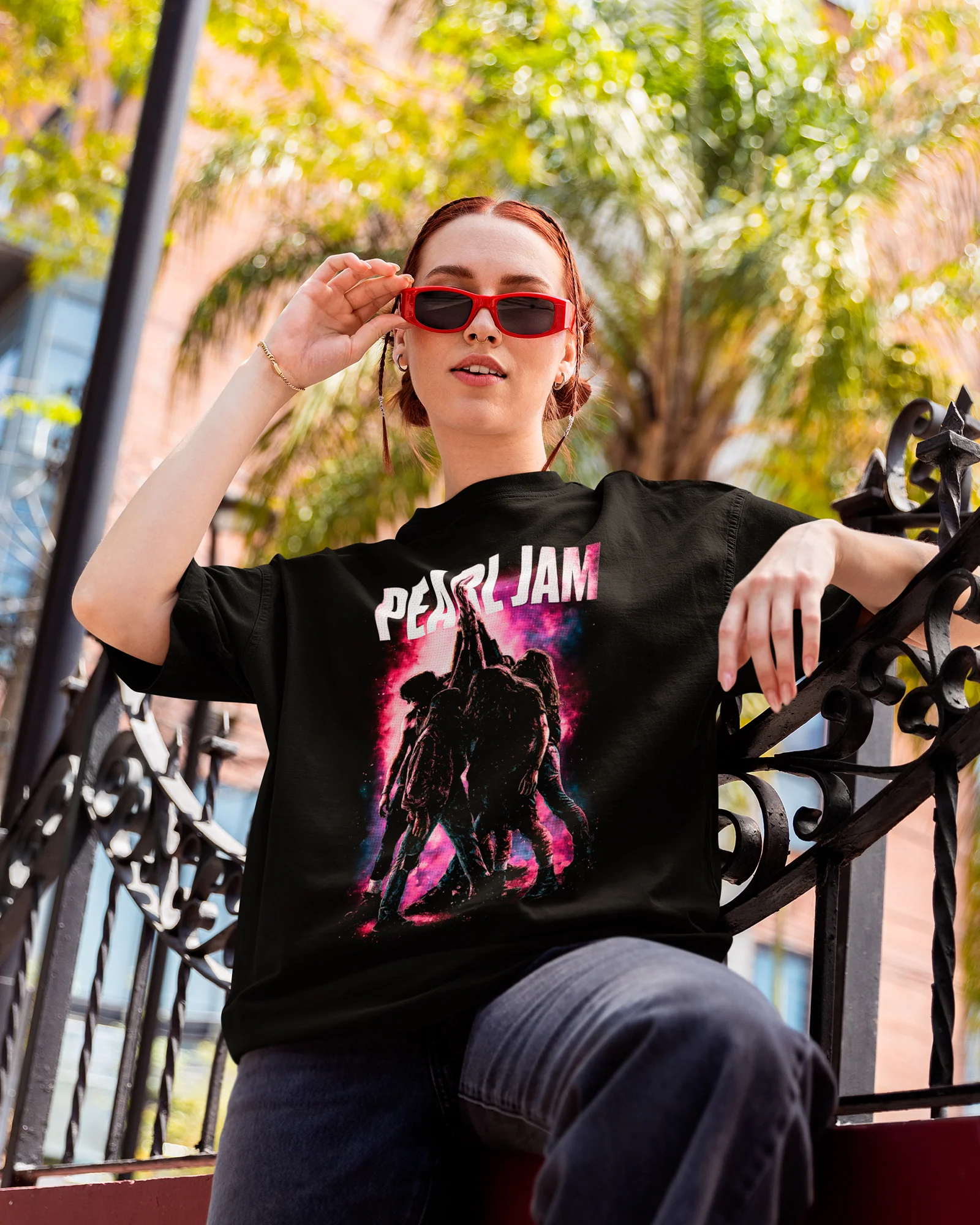 Camiseta Pearl Jam Together Rock Alternativo - Image 2