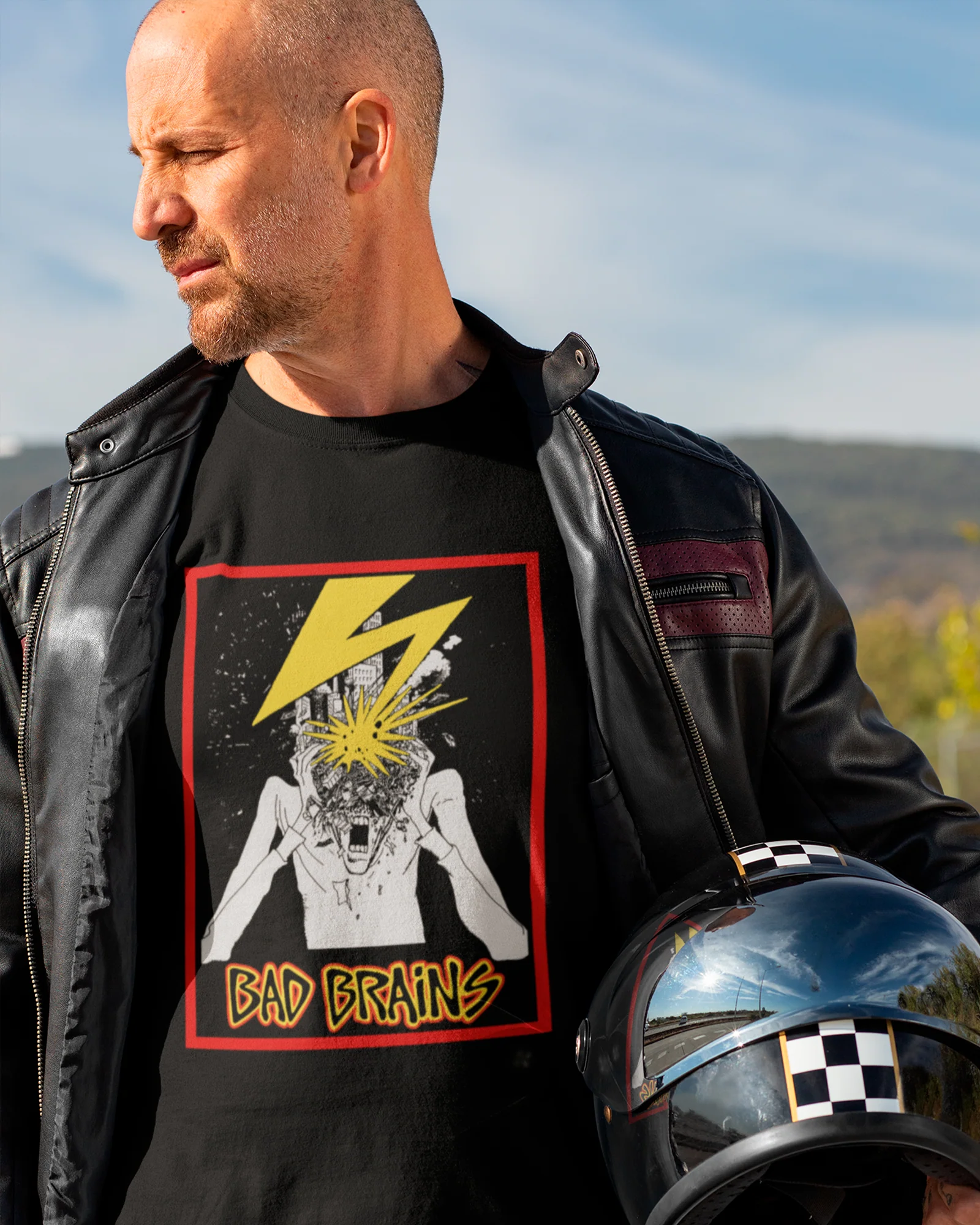 Camiseta Preta Bad Brains Banda Punk Rock Unissex - Image 2