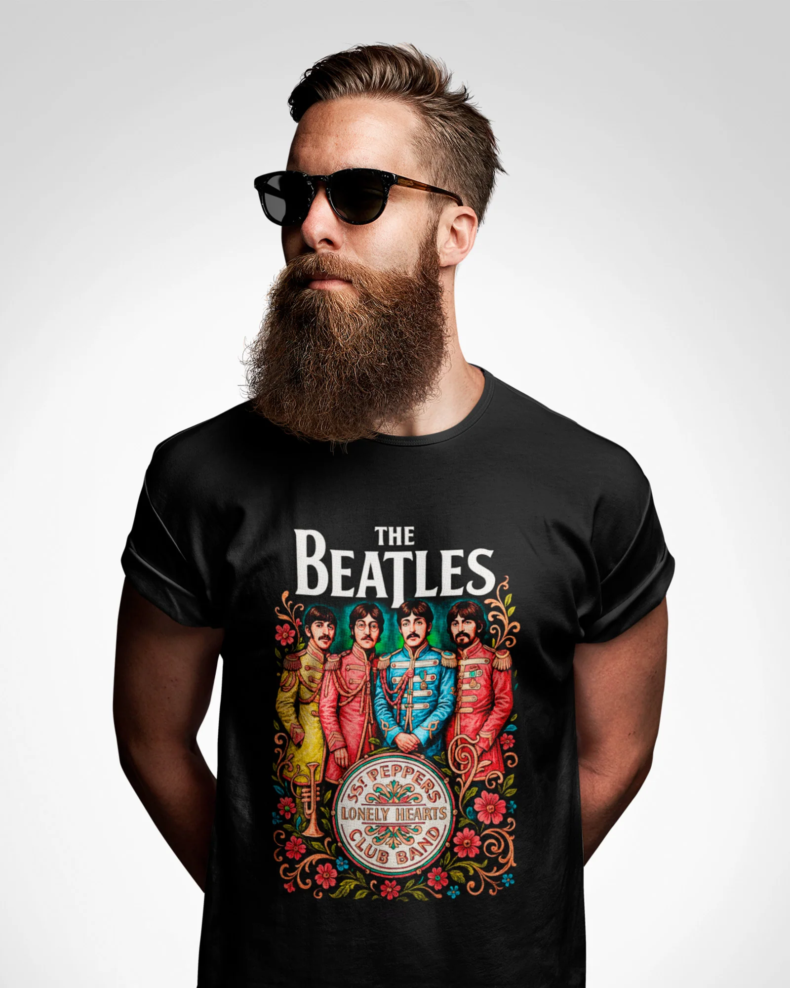 Camiseta Preta Beatles Sgt. Pepper’s Lonely Hearts - Image 2