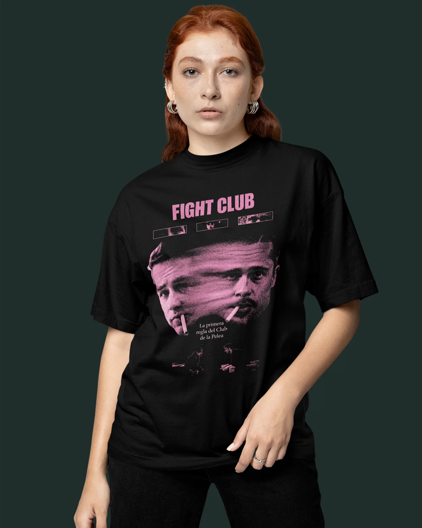 Camiseta Preta Clube da Luta 1999 Filme Cult Atemporal Unissex - Image 4