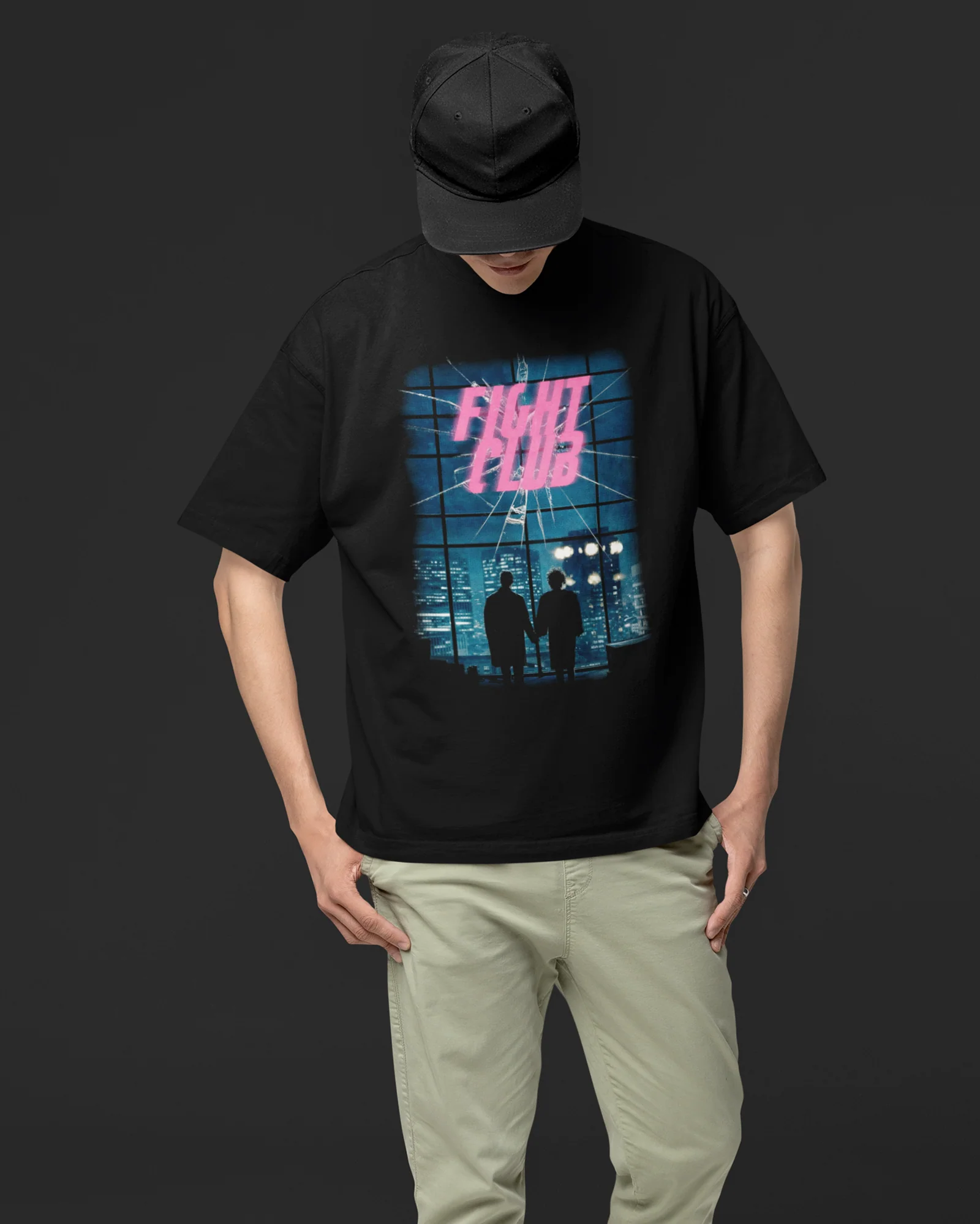 Camiseta Preta Clube da Luta Explosão Final Cena Icônica do Filme Unissex - Image 3