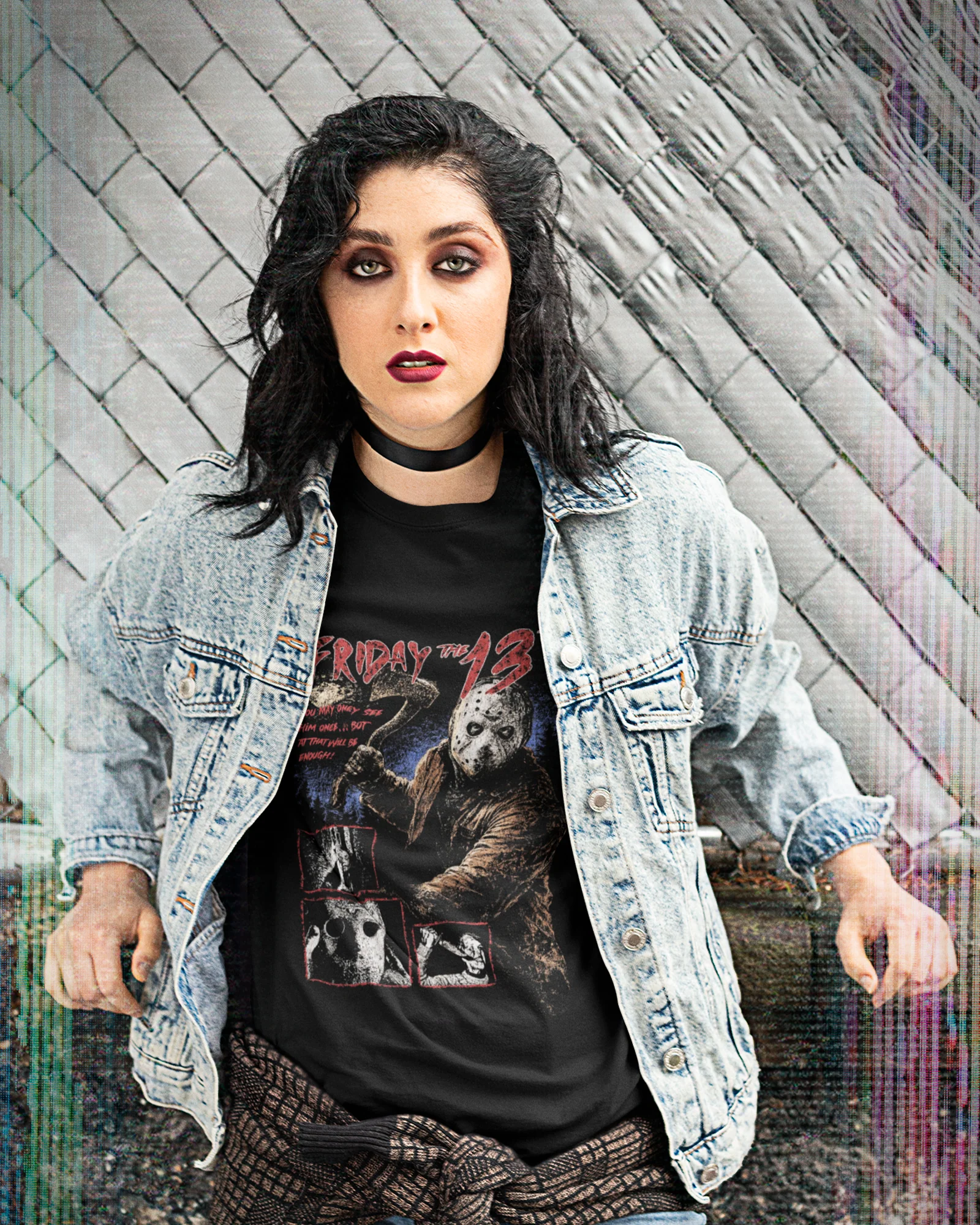 Camiseta Preta Friday the 13th Jason Voorhees Unissex - Image 2