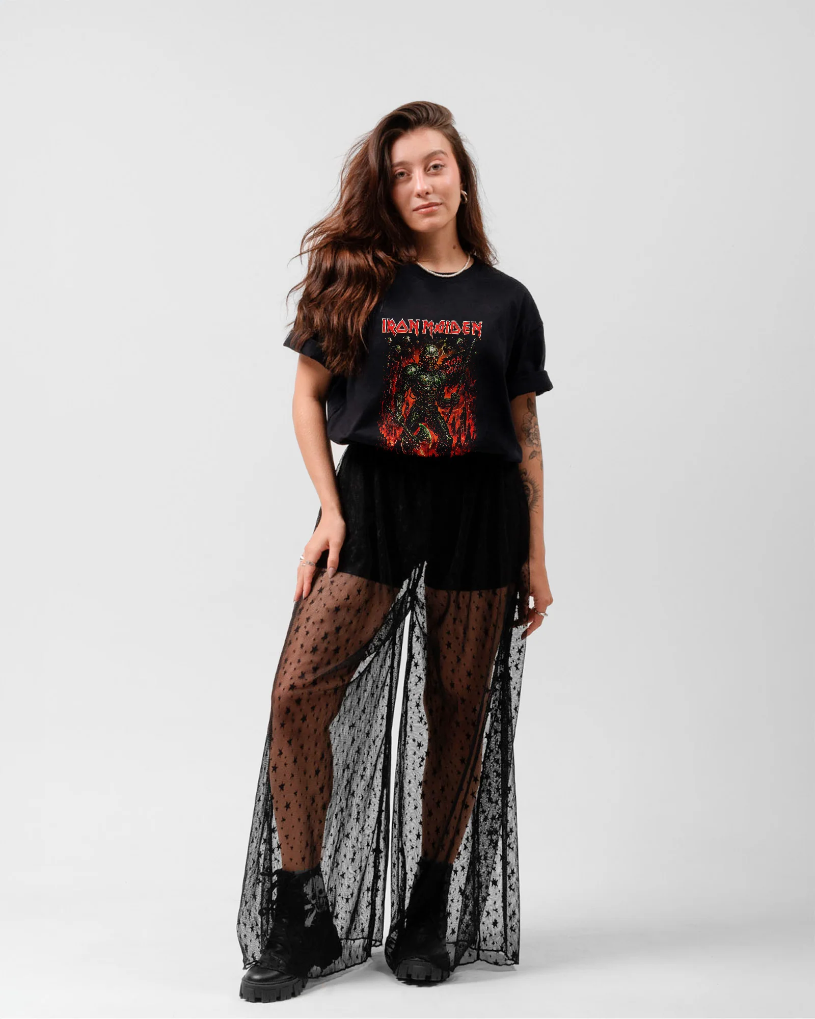 Camiseta Preta Iron Maiden Future War - Image 4