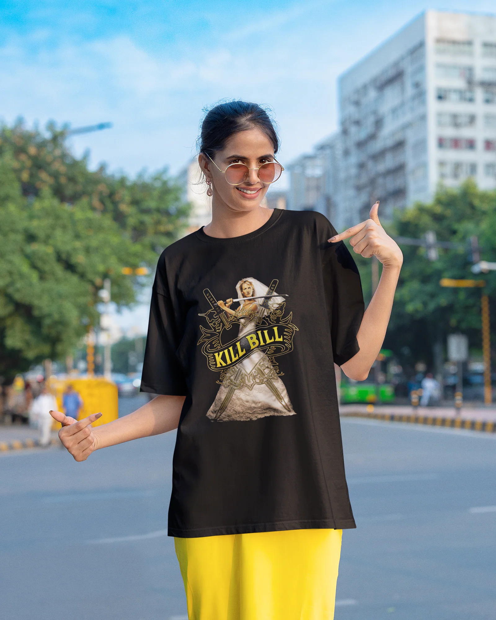 Camiseta Preta Kill Bill  A Noiva da Vingança Unissex - Image 2