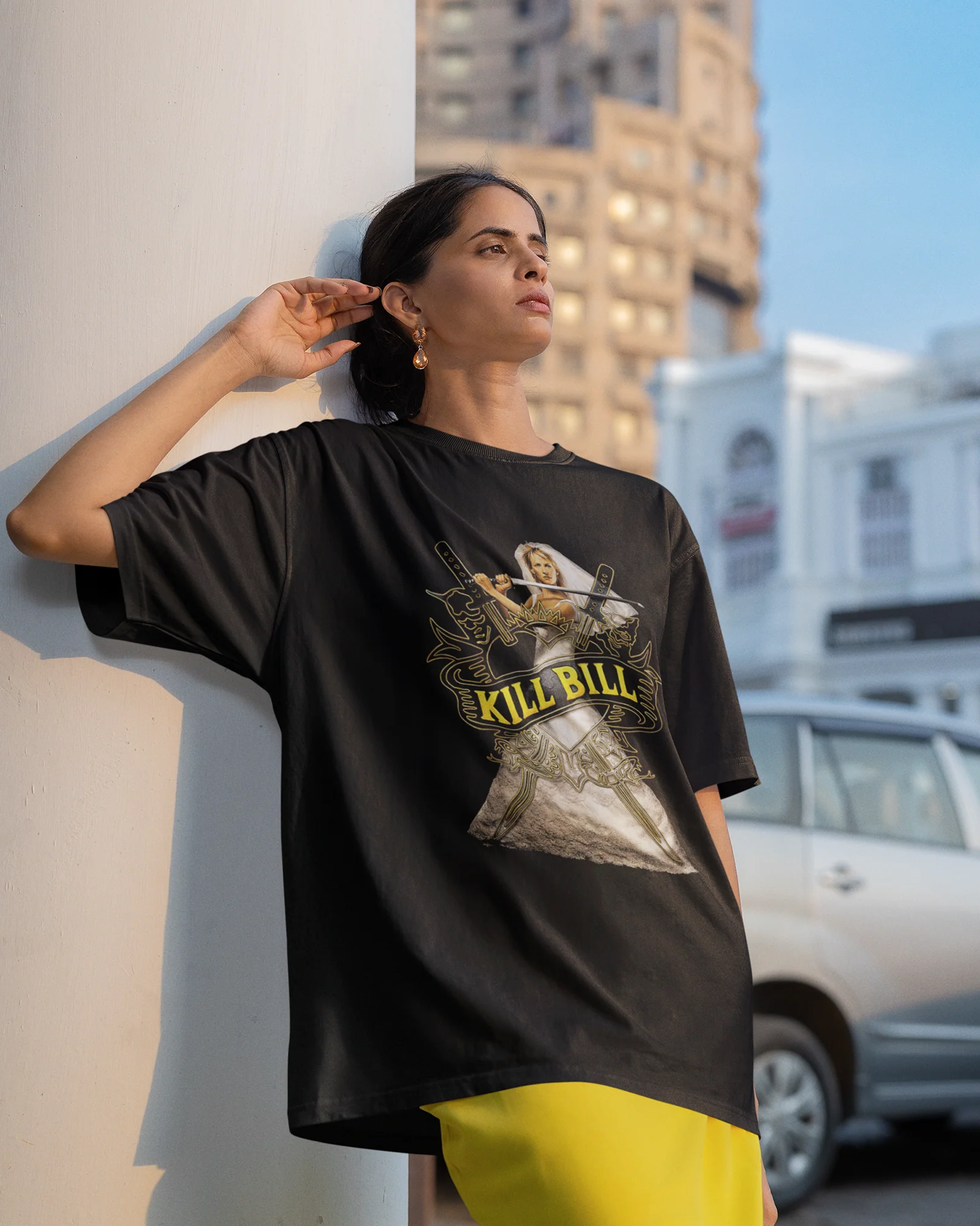 Camiseta Preta Kill Bill  A Noiva da Vingança Unissex - Image 3