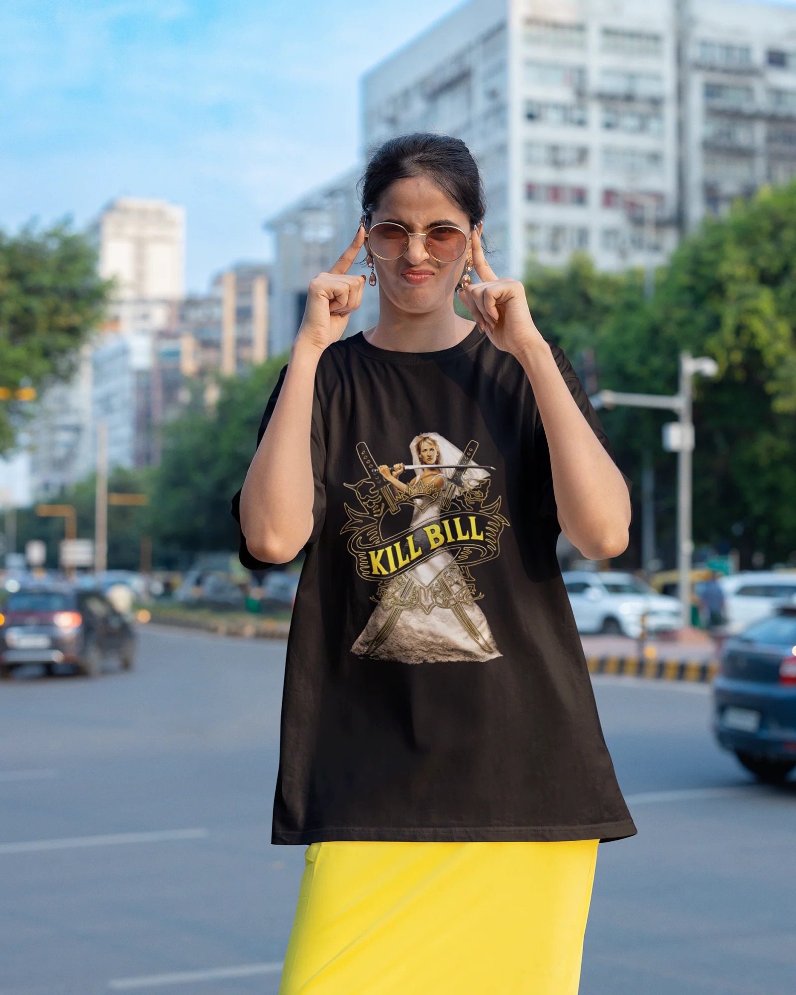 Camiseta Preta Kill Bill  A Noiva da Vingança Unissex - Image 4