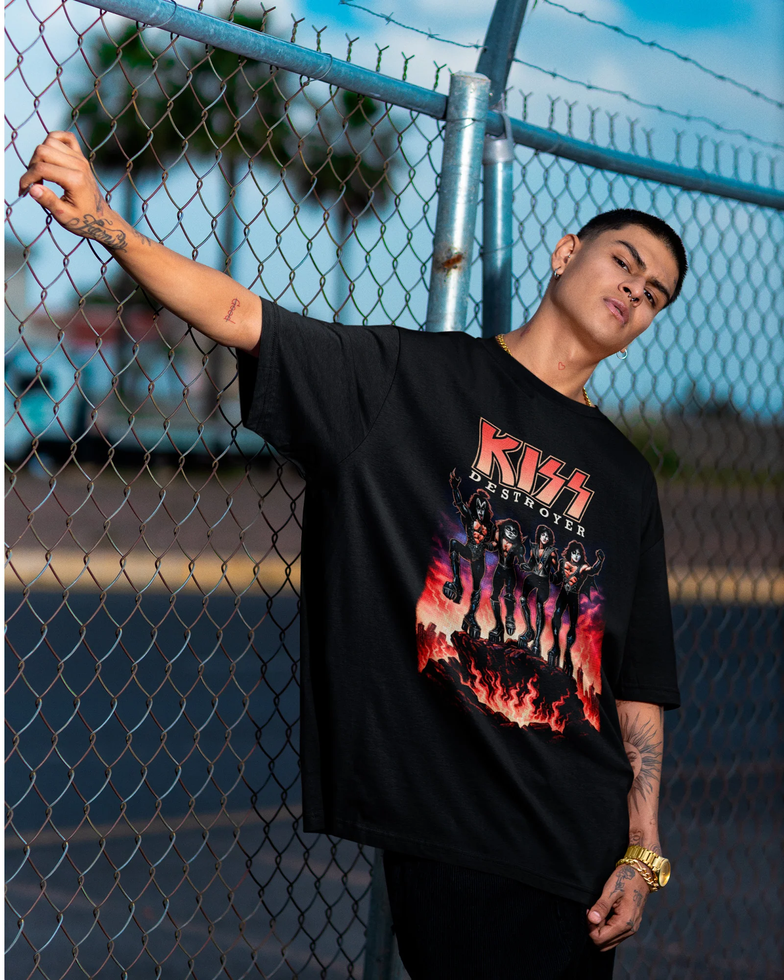 Camiseta Preta Kiss Destroyer - Image 2