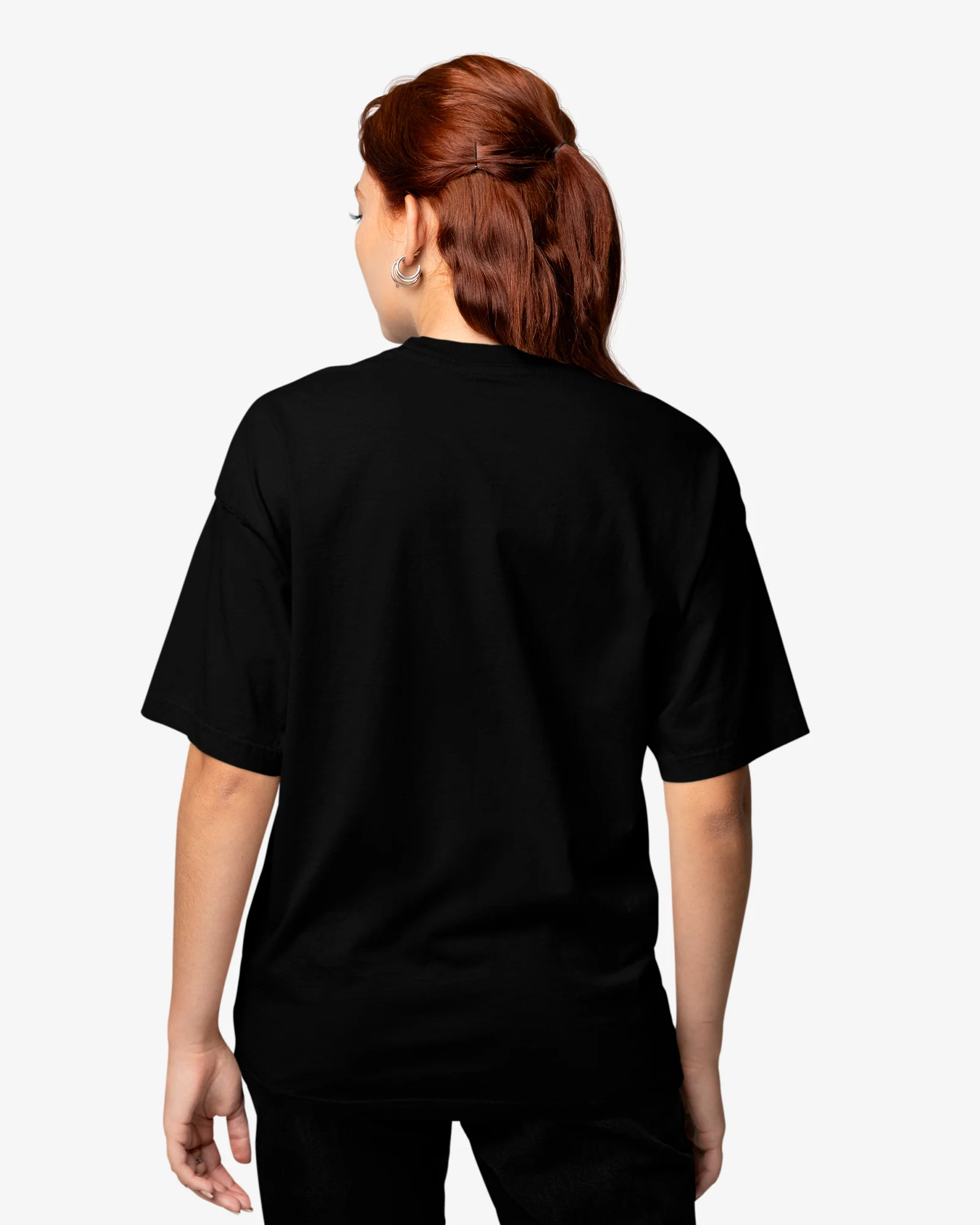 Camiseta Preta Lisa Básica Unissex - Image 8