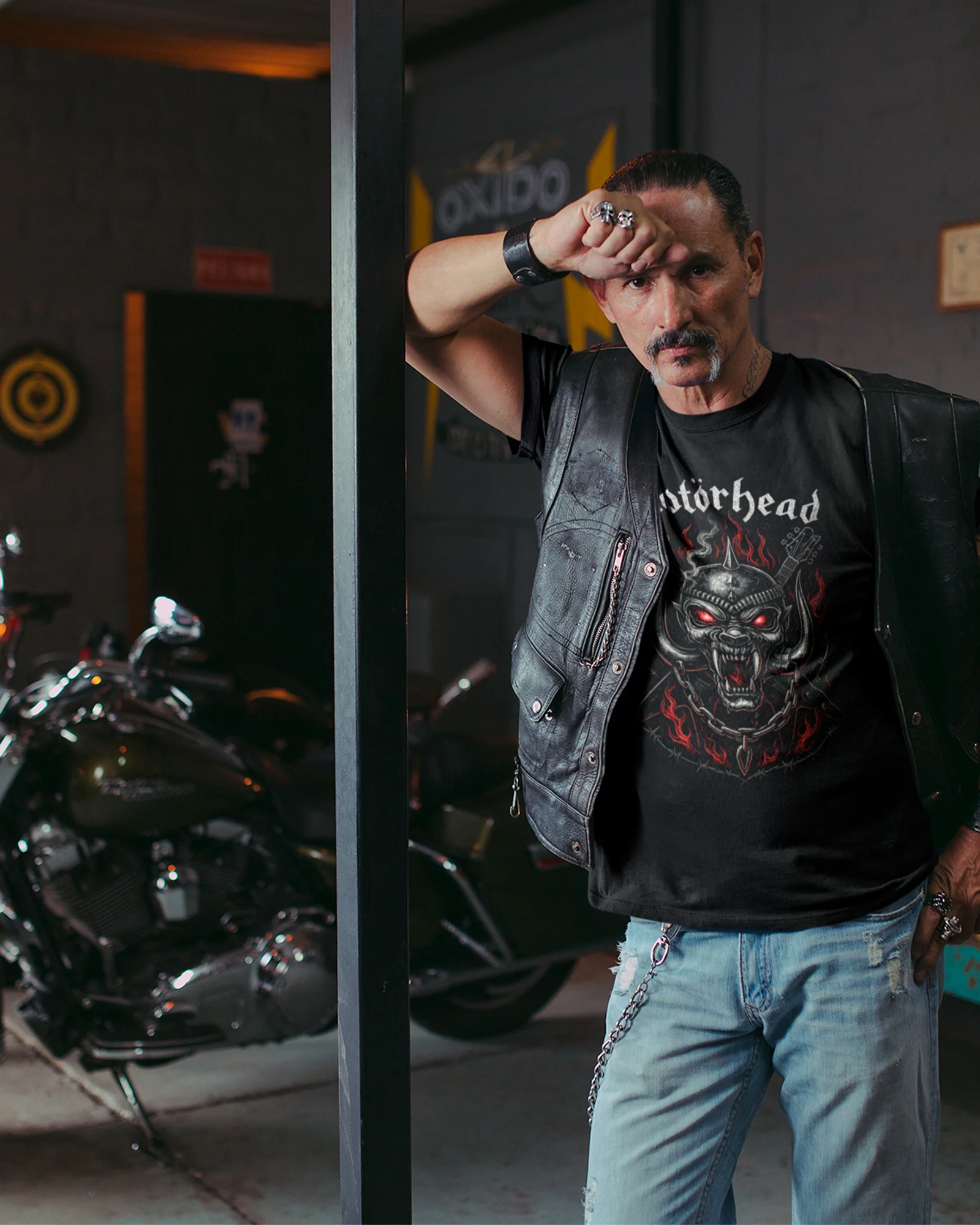 Camiseta Preta Motörhead Dog Metal - Image 2