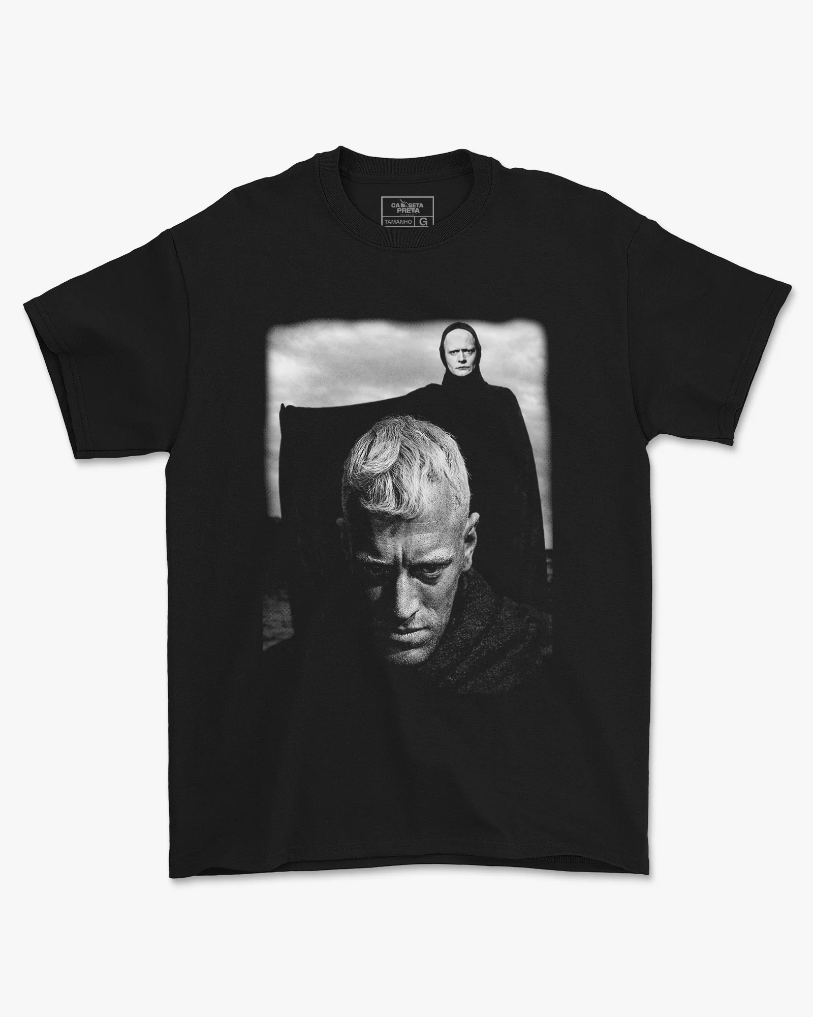 Camiseta Preta O Sétimo Selo 1957  Filme Cult e Cinema Europeu Unissex