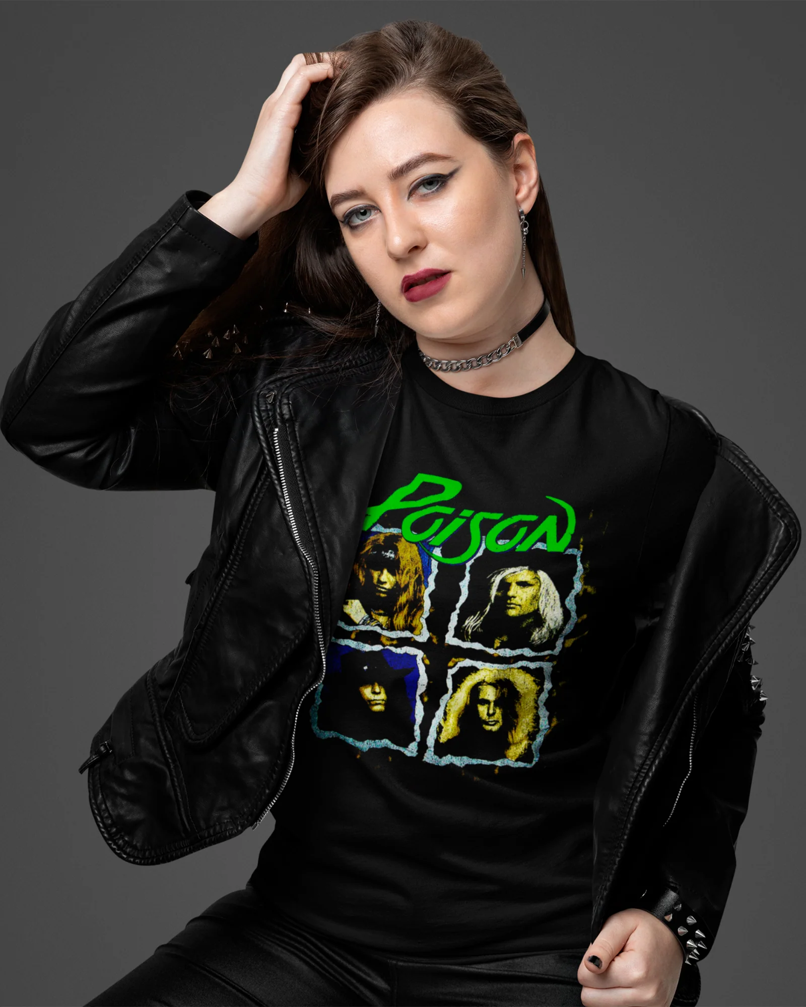 Camiseta Preta Poison Members - Image 2