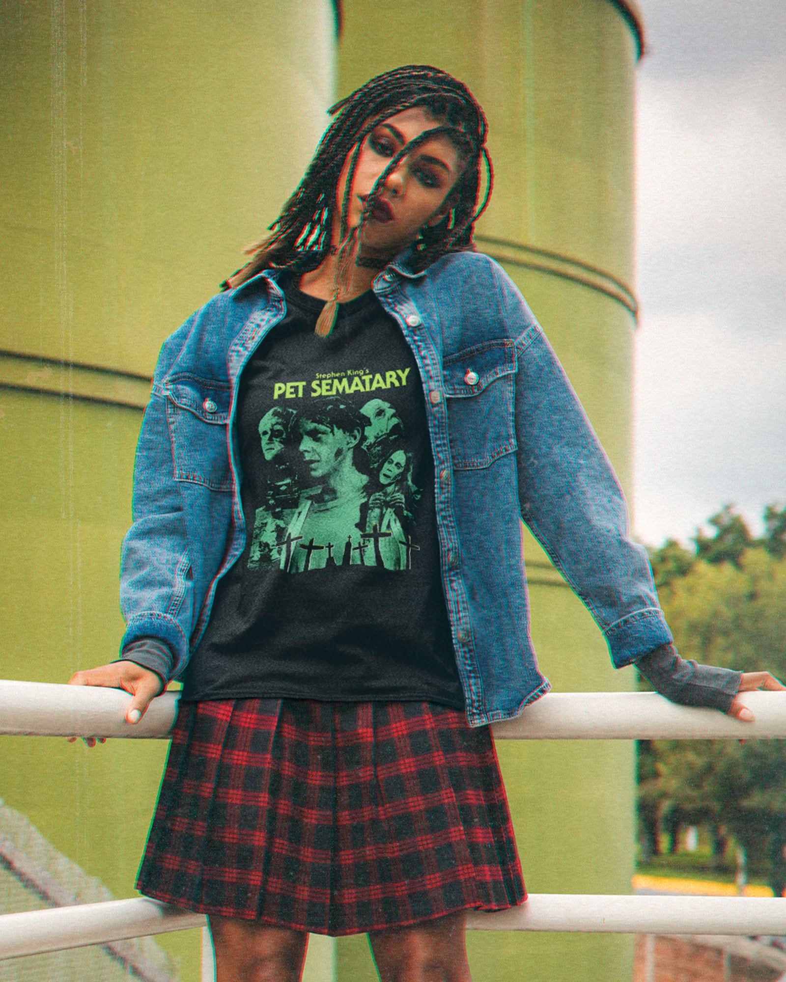 Camiseta Preta Stephen King Pet Sematary Unissex - Image 4