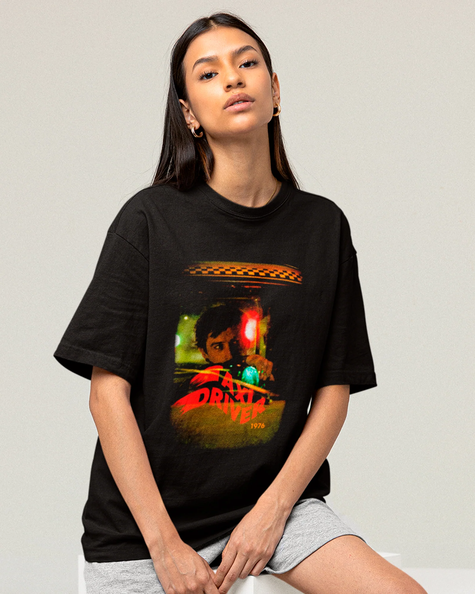 Camiseta Preta Taxi Driver 1976 Cena Icônica Travis Bickle Unissex - Image 2