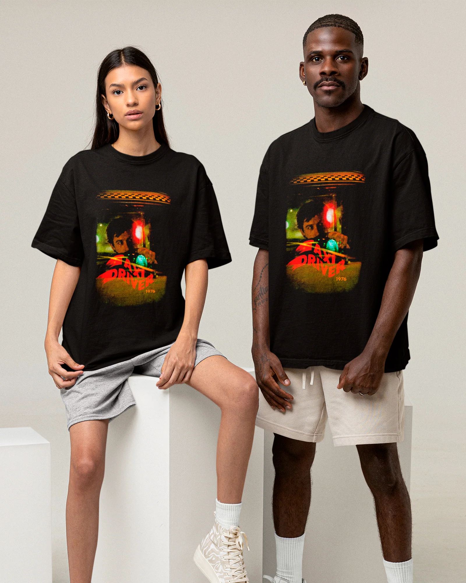 Camiseta Preta Taxi Driver 1976 Cena Icônica Travis Bickle Unissex - Image 3