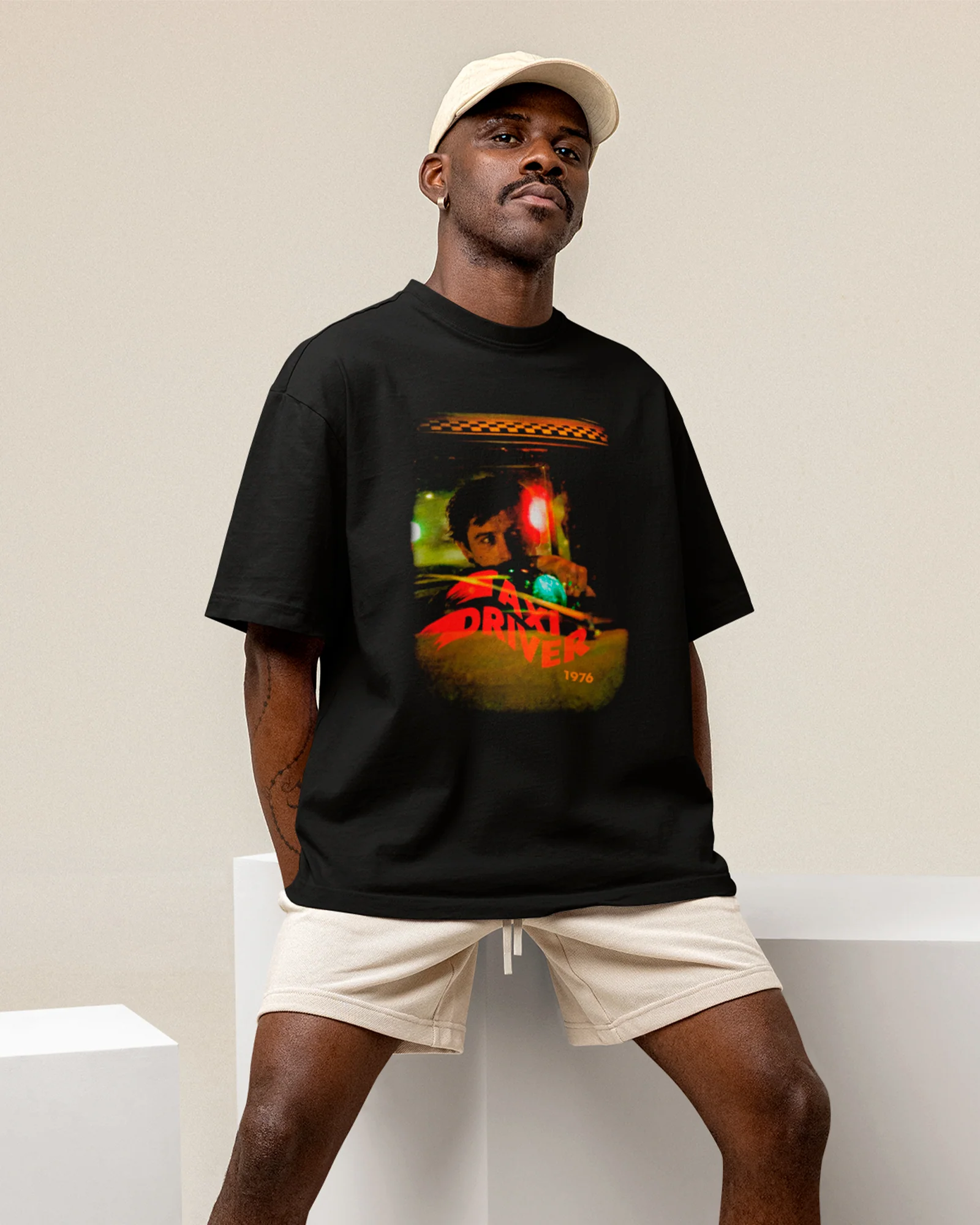 Camiseta Preta Taxi Driver 1976 Cena Icônica Travis Bickle Unissex - Image 4