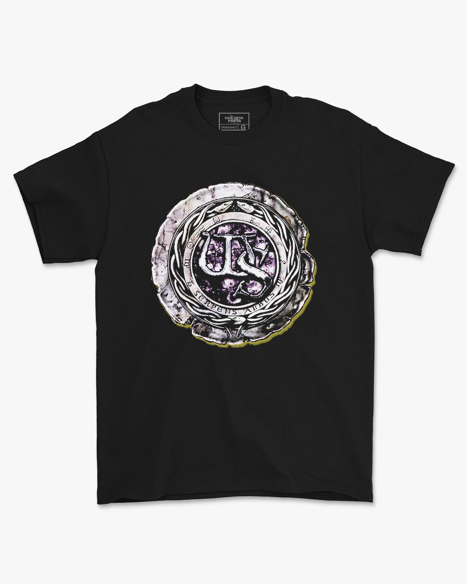 Camiseta Preta Whitesnake The Purple Album Unissex