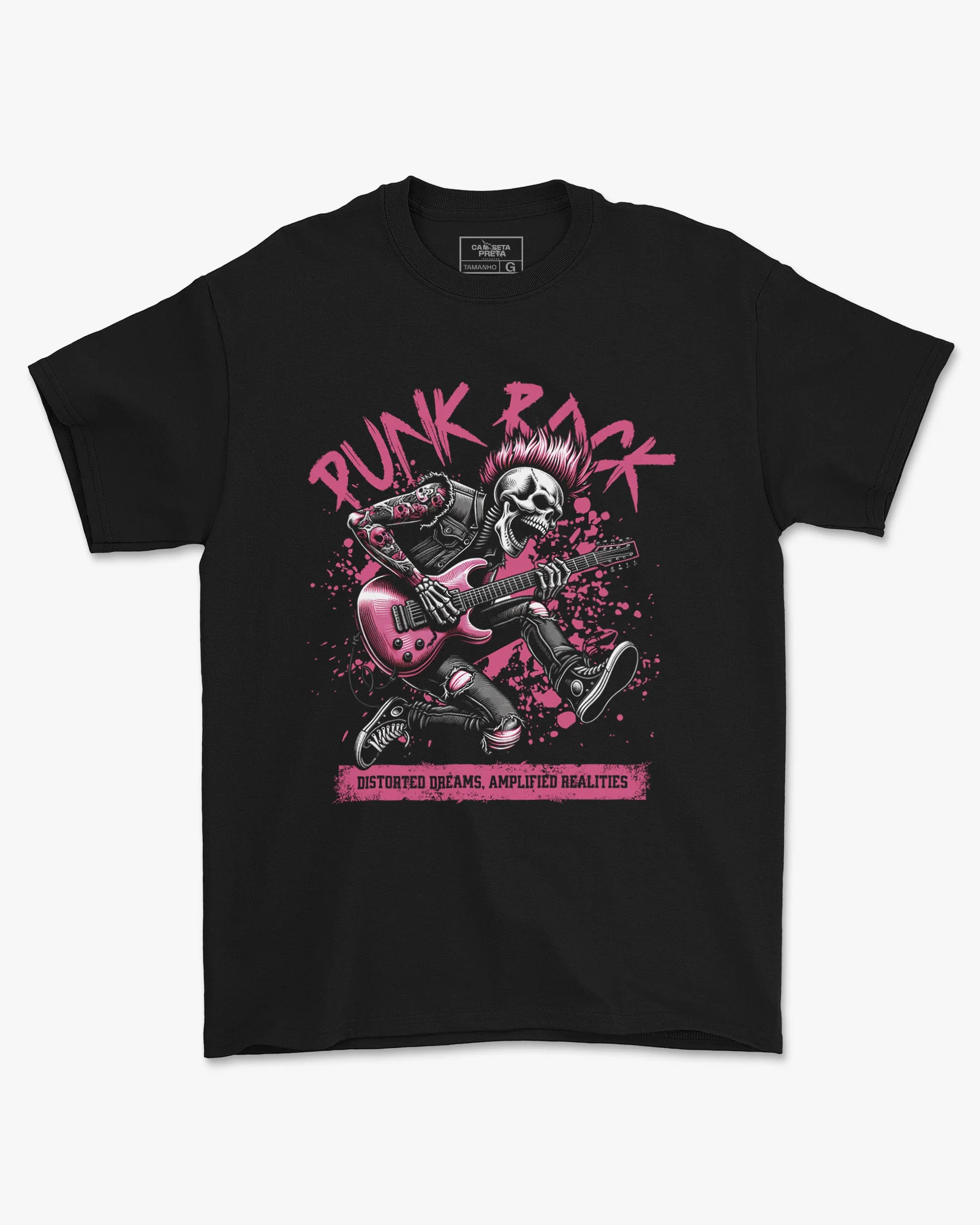 Camiseta Punk Rock Distorted Dreams