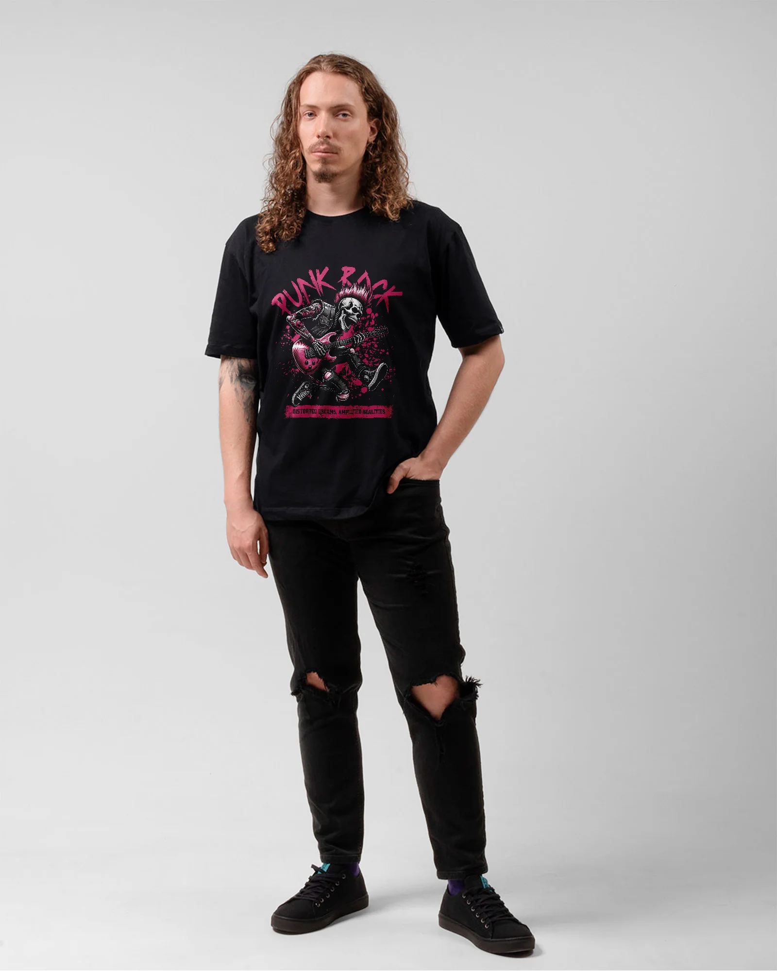 Camiseta Punk Rock Distorted Dreams - Image 5