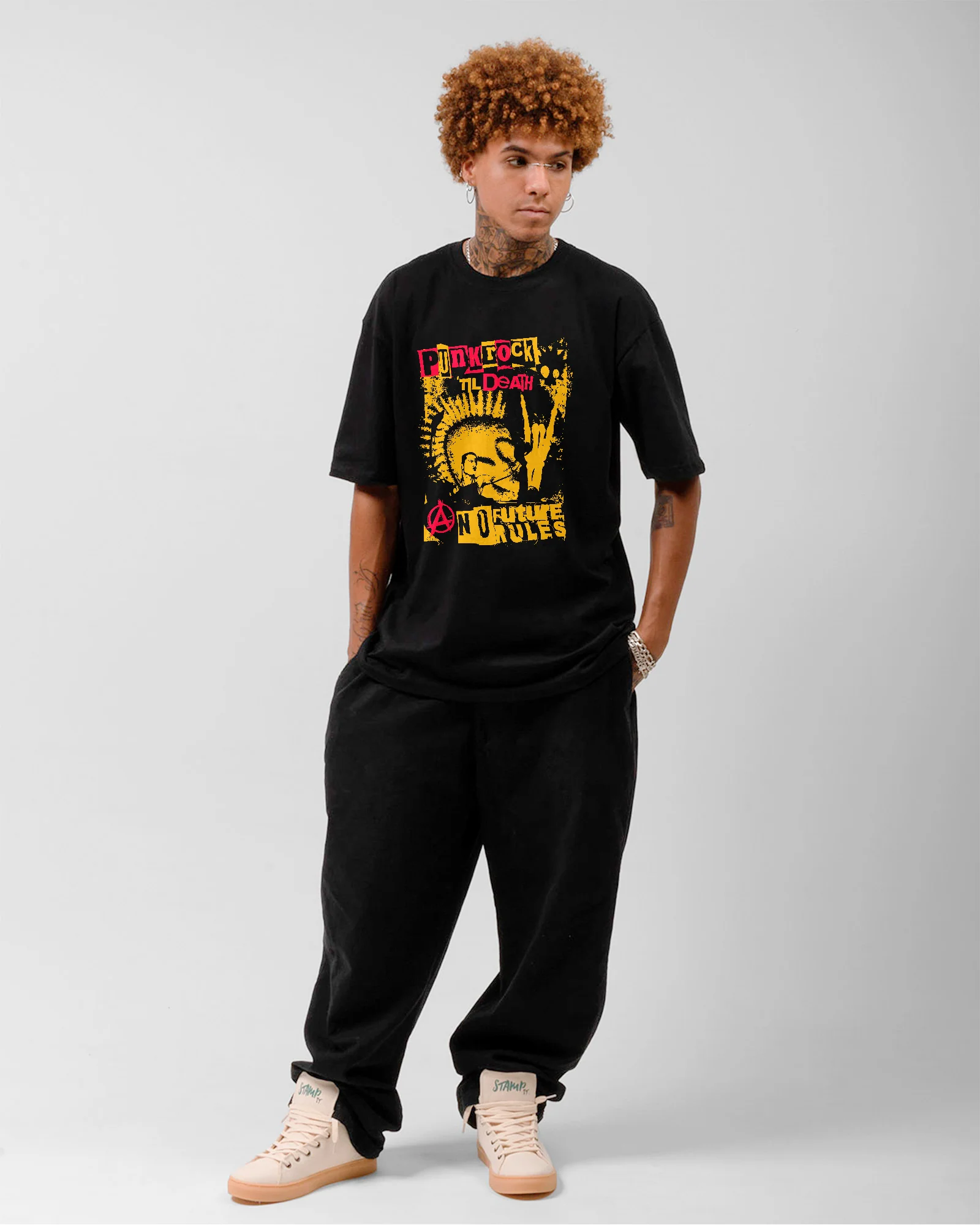 Camiseta Punk Rock Til Death Retrô - Image 3