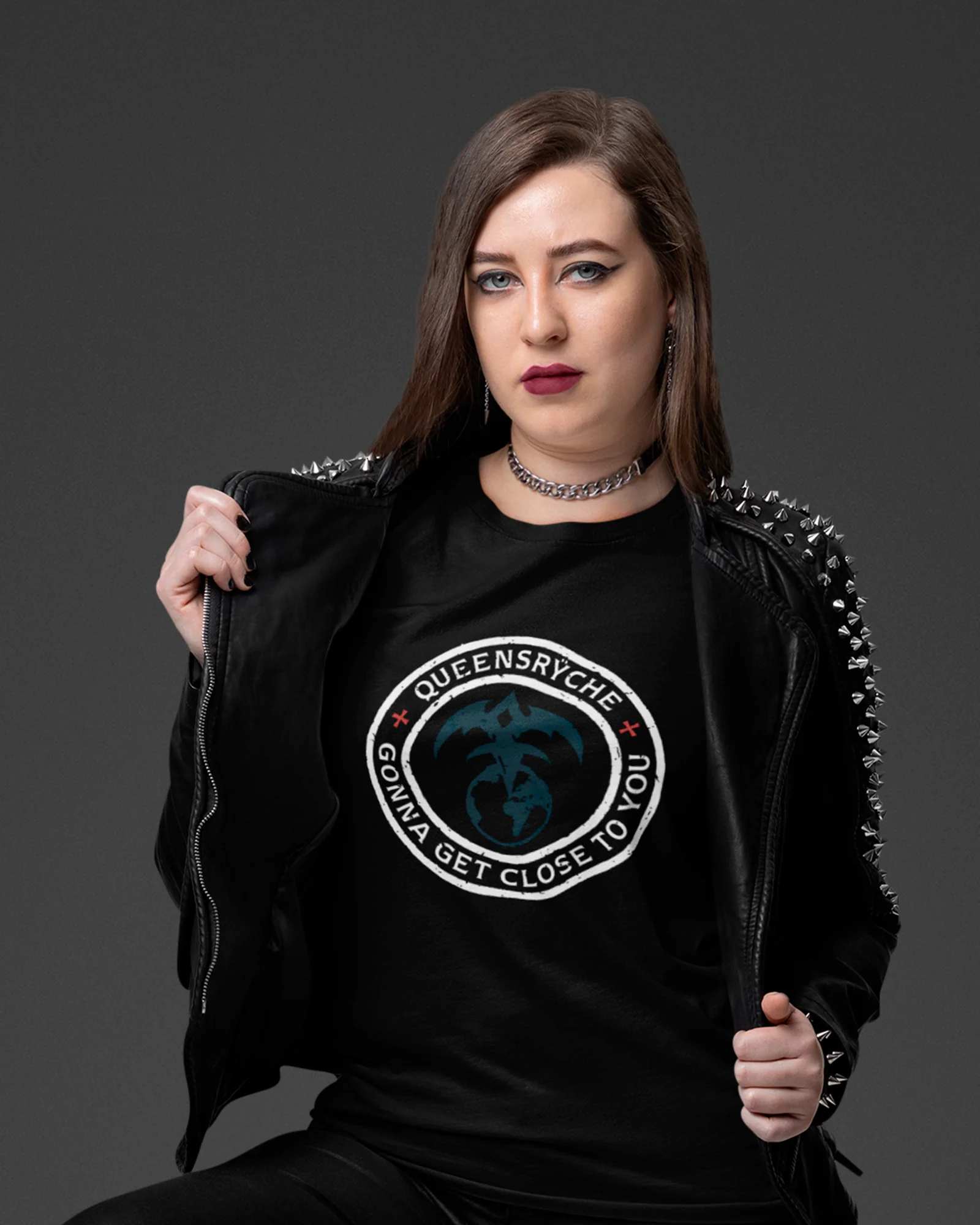 Camiseta Queensrÿche Estampa Gonna Get Close to You Preta - Image 2