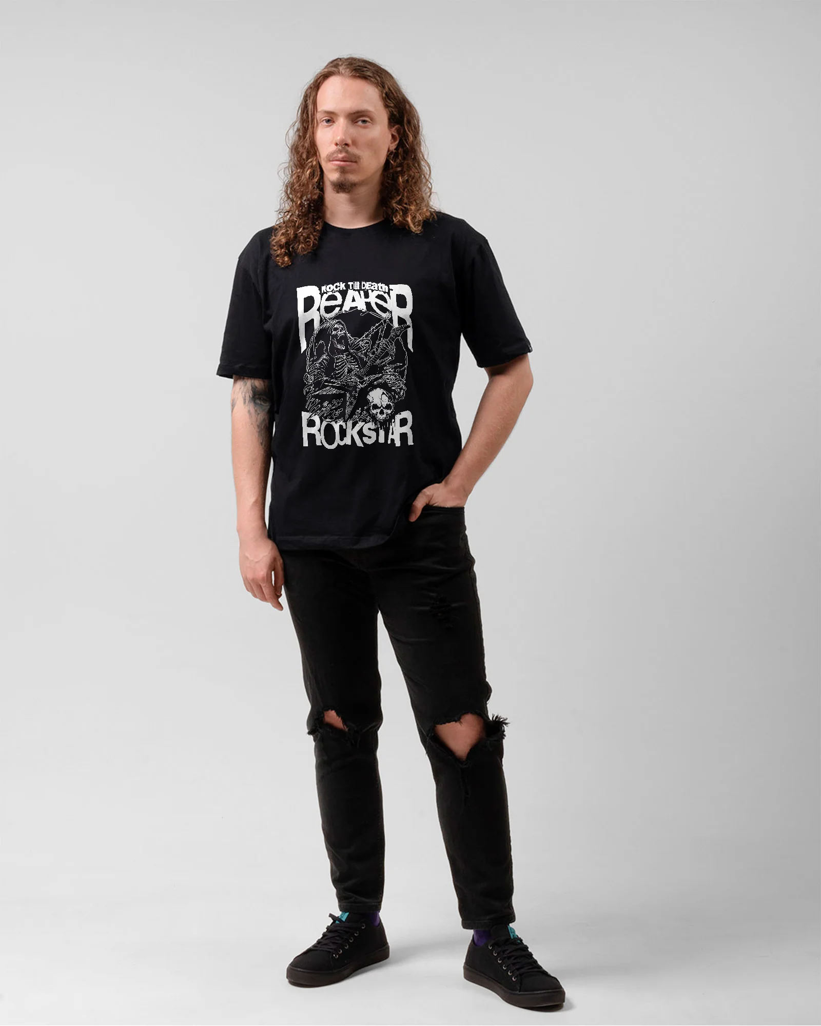 Camiseta Reaper Rockstar Retrô - Image 5
