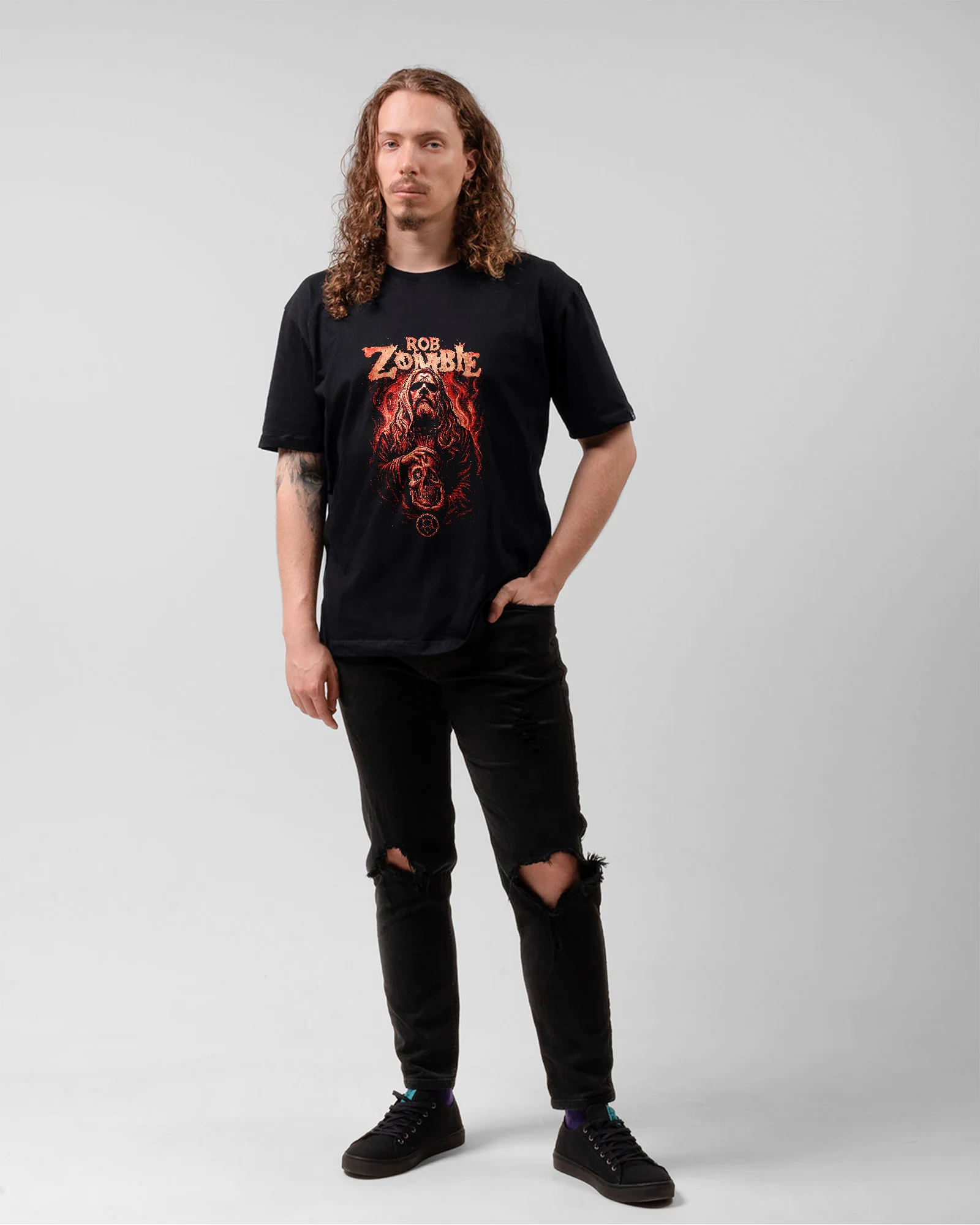 Camiseta Alternativa Rob Zombie Skull - Image 4