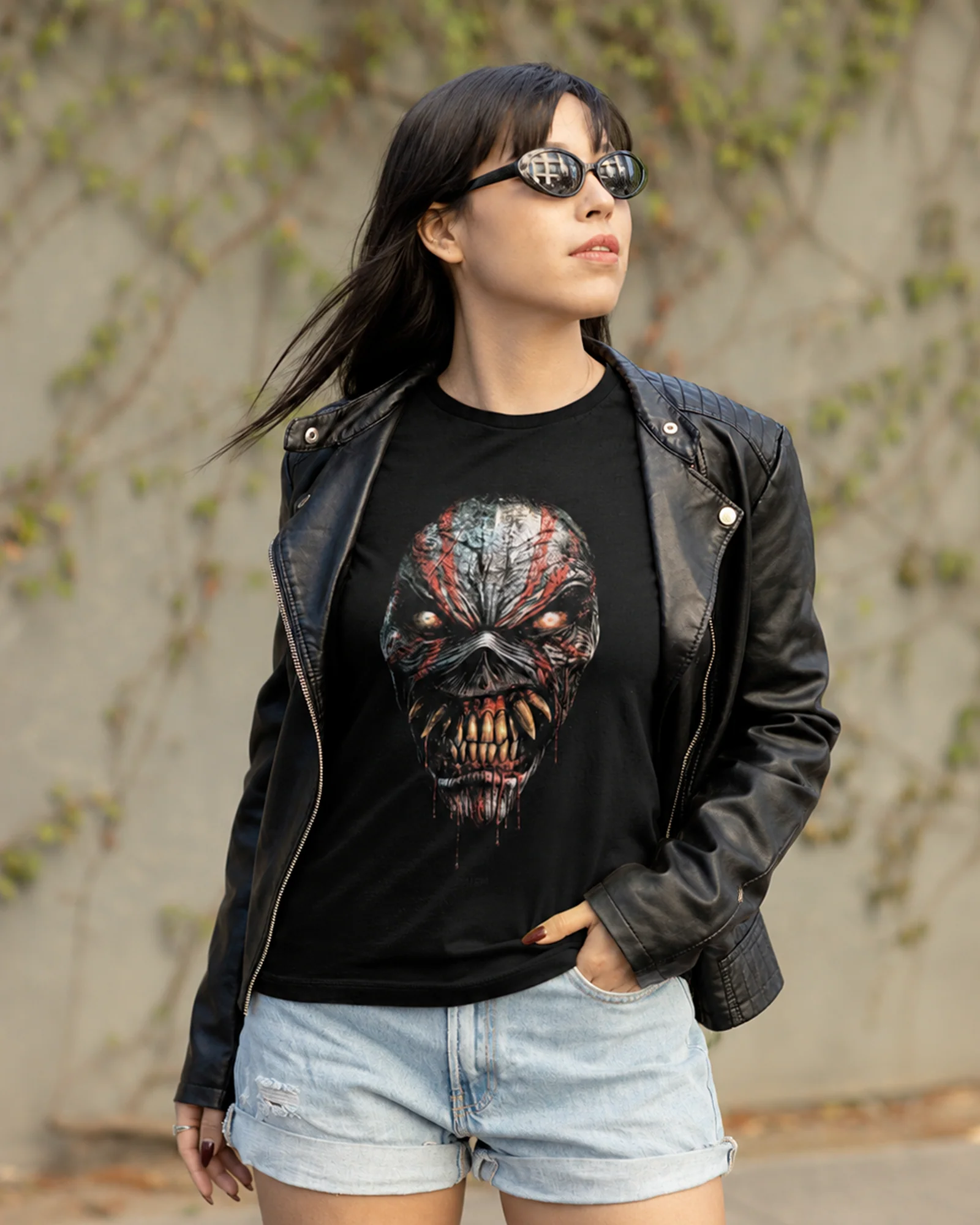 Camiseta Rock Iron Maiden Eddie Face Estampa - Image 2