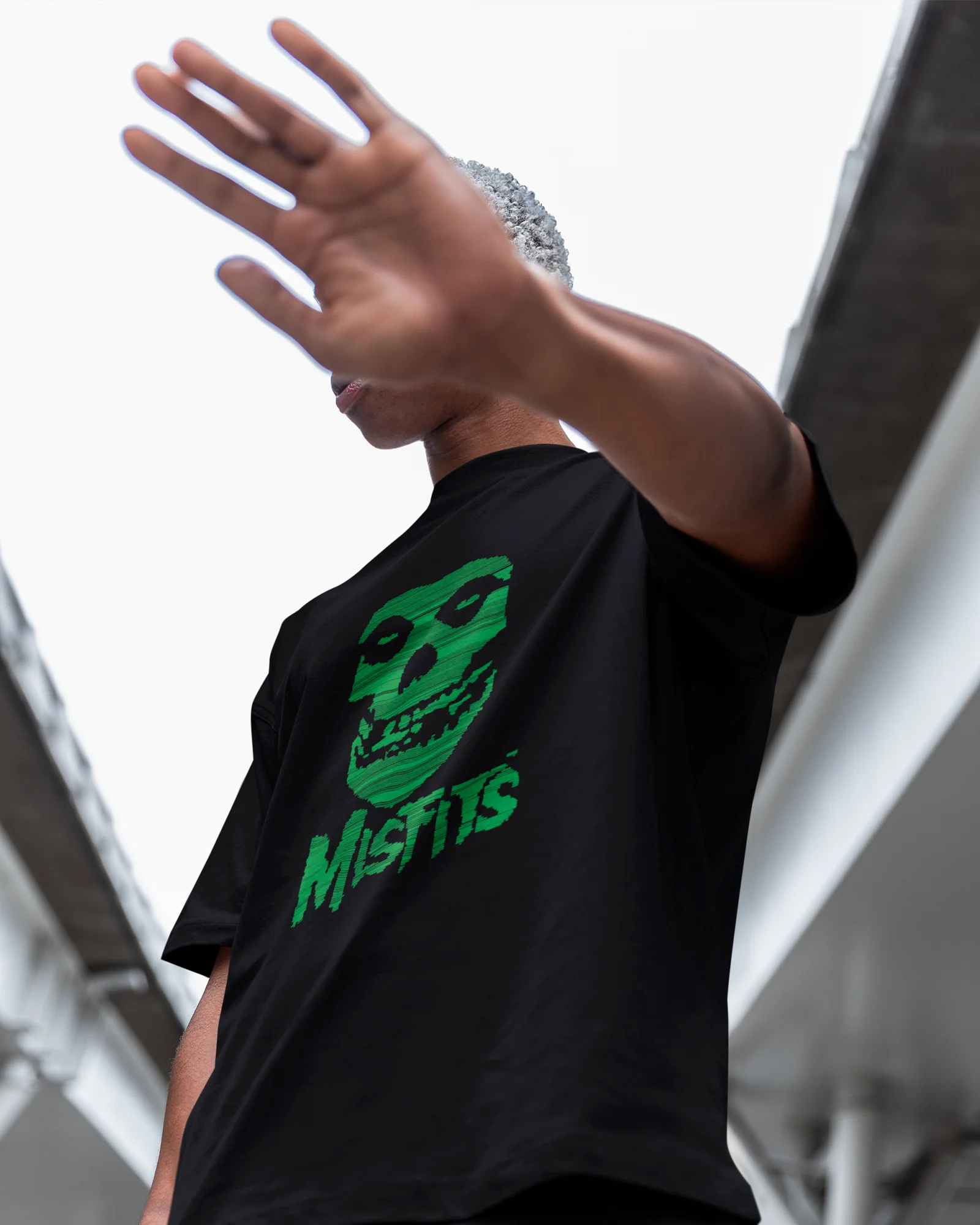 Camiseta Rock Misfits Caveira Verde - Image 2