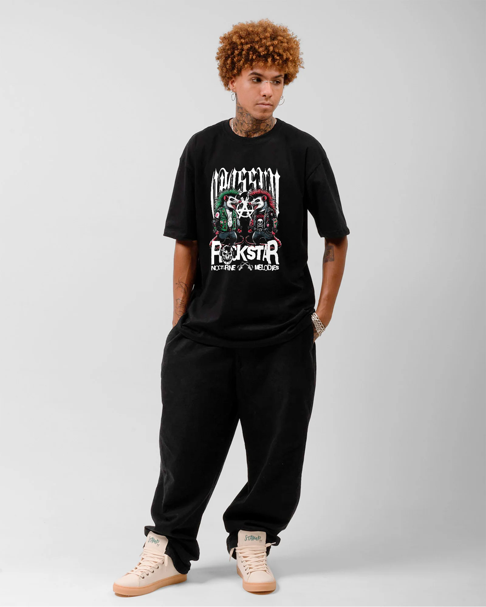 Camiseta Rockstars Rats Punk Rock - Image 3