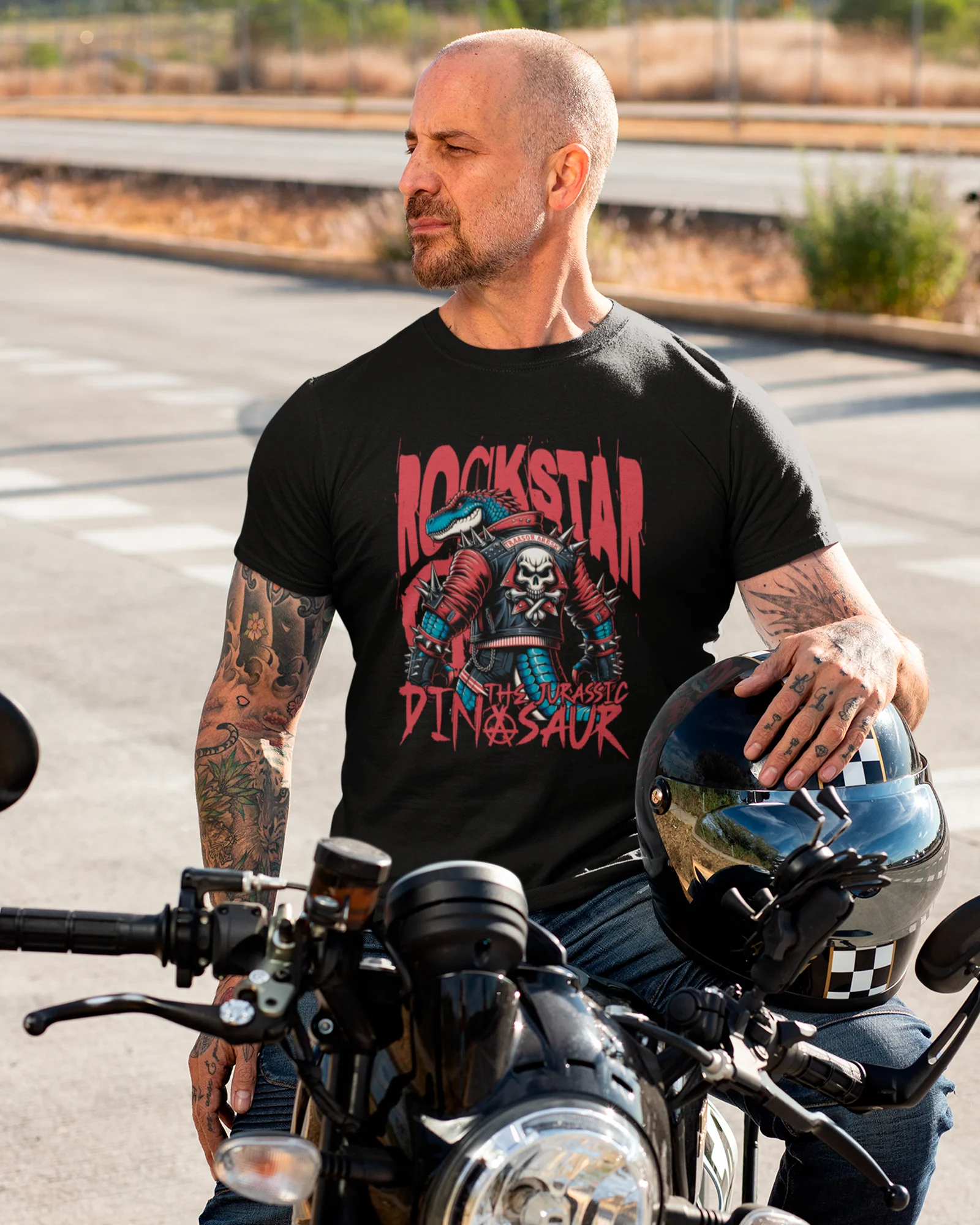 Camiseta Rockstar The Jurassic Dinosaur - Image 2